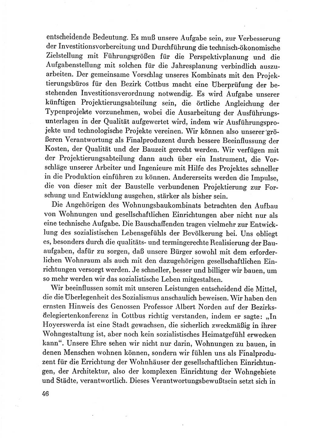 Protokoll der Verhandlungen des Ⅶ. Parteitages der Sozialistischen Einheitspartei Deutschlands (SED) [Deutsche Demokratische Republik (DDR)] 1967, Band Ⅲ, Seite 46 (Prot. Verh. Ⅶ. PT SED DDR 1967, Bd. Ⅲ, S. 46)