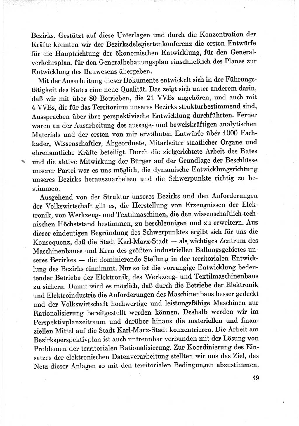 Protokoll der Verhandlungen des Ⅶ. Parteitages der Sozialistischen Einheitspartei Deutschlands (SED) [Deutsche Demokratische Republik (DDR)] 1967, Band Ⅲ, Seite 49 (Prot. Verh. Ⅶ. PT SED DDR 1967, Bd. Ⅲ, S. 49)