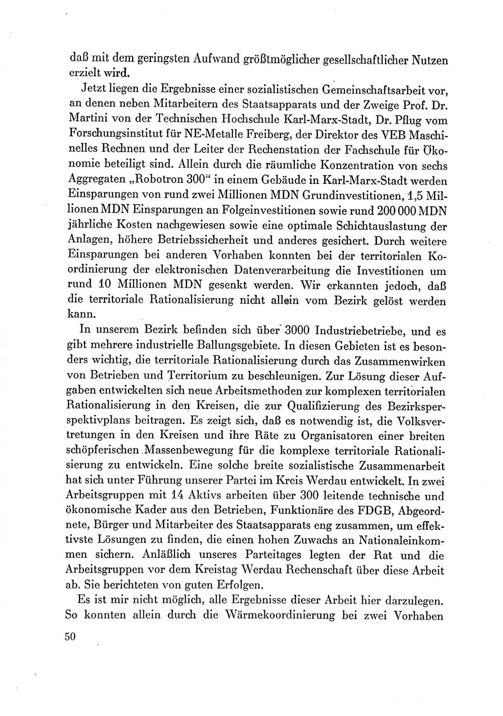 Protokoll der Verhandlungen des Ⅶ. Parteitages der Sozialistischen Einheitspartei Deutschlands (SED) [Deutsche Demokratische Republik (DDR)] 1967, Band Ⅲ, Seite 50 (Prot. Verh. Ⅶ. PT SED DDR 1967, Bd. Ⅲ, S. 50)