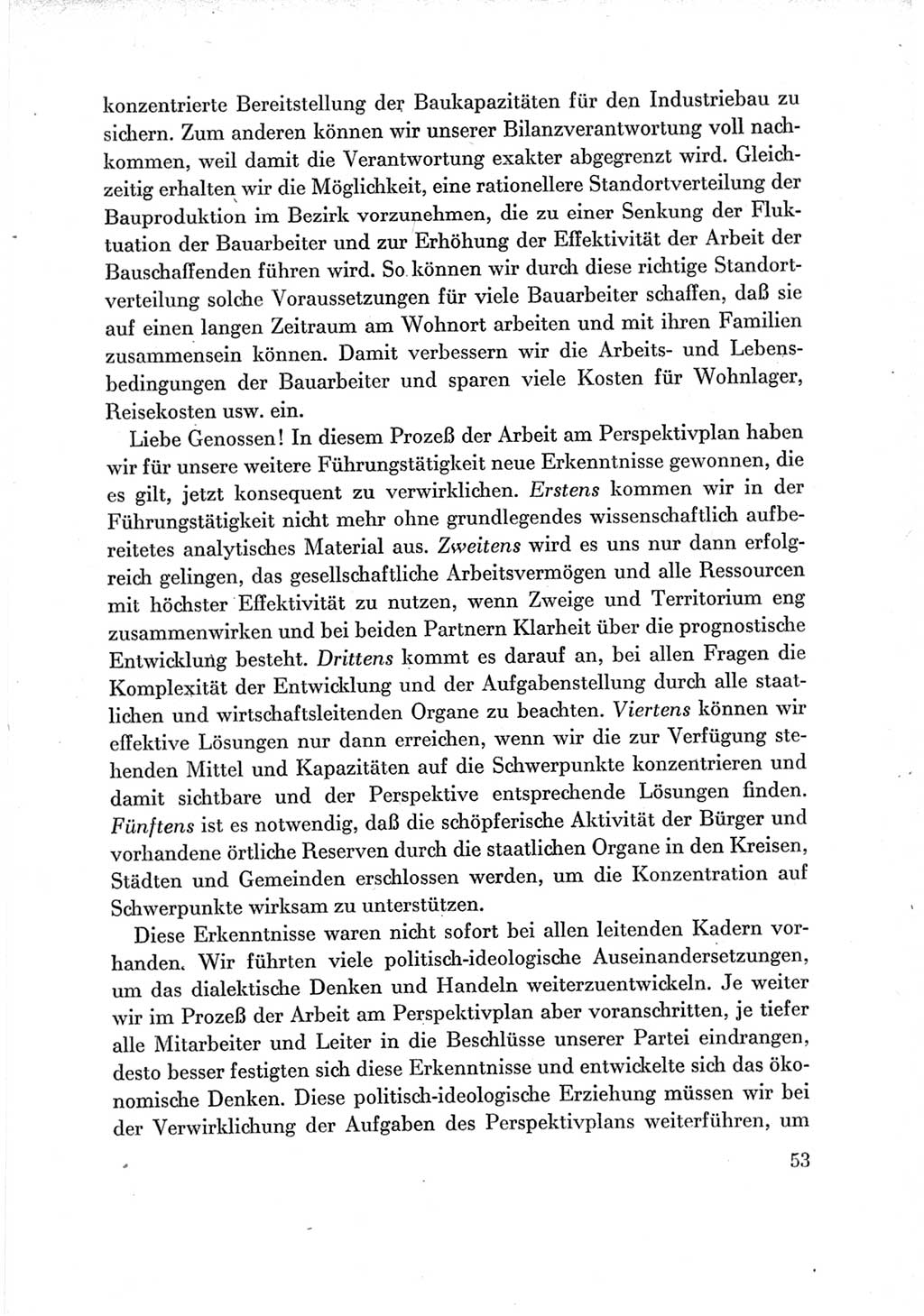 Protokoll der Verhandlungen des Ⅶ. Parteitages der Sozialistischen Einheitspartei Deutschlands (SED) [Deutsche Demokratische Republik (DDR)] 1967, Band Ⅲ, Seite 53 (Prot. Verh. Ⅶ. PT SED DDR 1967, Bd. Ⅲ, S. 53)