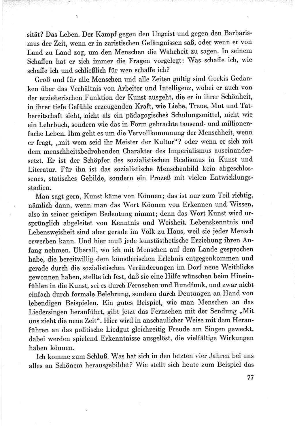 Protokoll der Verhandlungen des Ⅶ. Parteitages der Sozialistischen Einheitspartei Deutschlands (SED) [Deutsche Demokratische Republik (DDR)] 1967, Band Ⅲ, Seite 77 (Prot. Verh. Ⅶ. PT SED DDR 1967, Bd. Ⅲ, S. 77)
