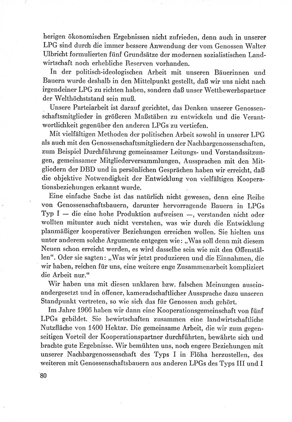 Protokoll der Verhandlungen des Ⅶ. Parteitages der Sozialistischen Einheitspartei Deutschlands (SED) [Deutsche Demokratische Republik (DDR)] 1967, Band Ⅲ, Seite 80 (Prot. Verh. Ⅶ. PT SED DDR 1967, Bd. Ⅲ, S. 80)