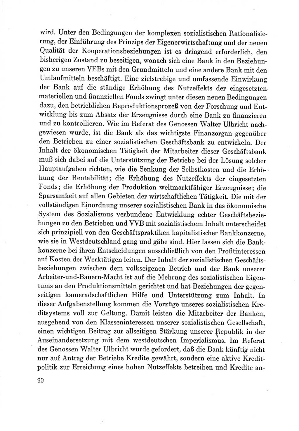 Protokoll der Verhandlungen des Ⅶ. Parteitages der Sozialistischen Einheitspartei Deutschlands (SED) [Deutsche Demokratische Republik (DDR)] 1967, Band Ⅲ, Seite 90 (Prot. Verh. Ⅶ. PT SED DDR 1967, Bd. Ⅲ, S. 90)