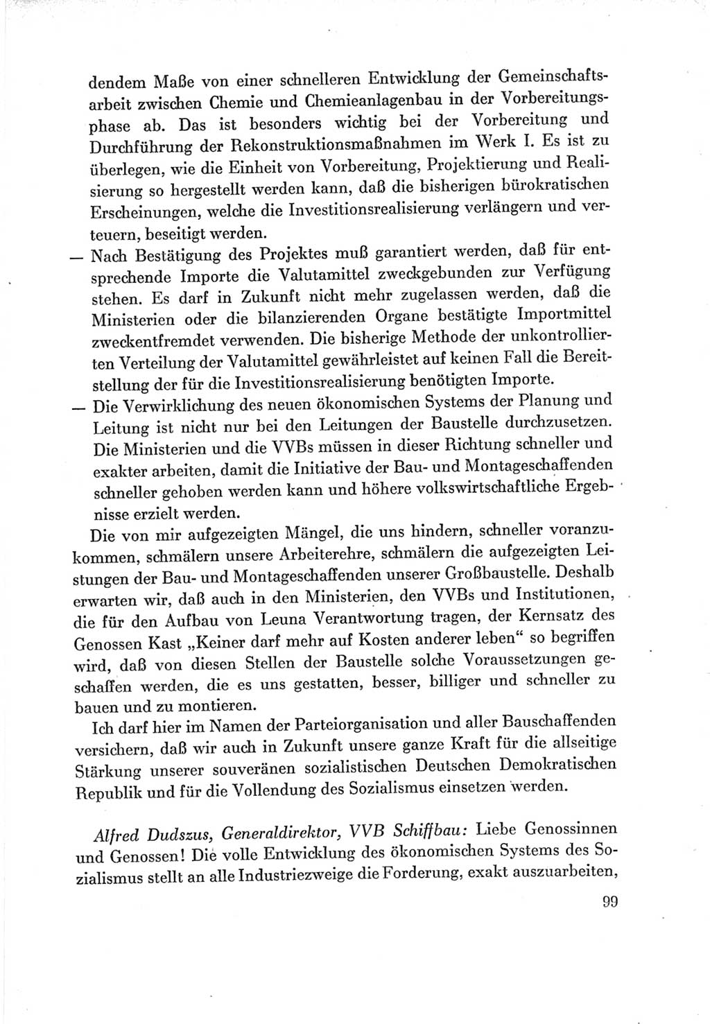 Protokoll der Verhandlungen des Ⅶ. Parteitages der Sozialistischen Einheitspartei Deutschlands (SED) [Deutsche Demokratische Republik (DDR)] 1967, Band Ⅲ, Seite 99 (Prot. Verh. Ⅶ. PT SED DDR 1967, Bd. Ⅲ, S. 99)