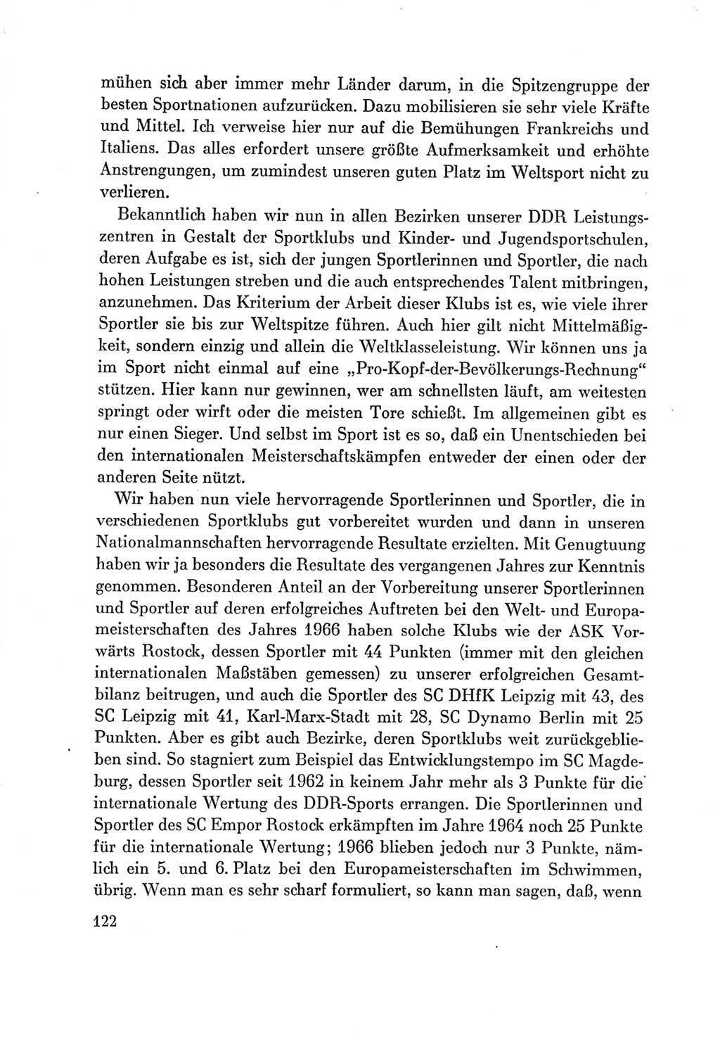 Protokoll der Verhandlungen des Ⅶ. Parteitages der Sozialistischen Einheitspartei Deutschlands (SED) [Deutsche Demokratische Republik (DDR)] 1967, Band Ⅲ, Seite 122 (Prot. Verh. Ⅶ. PT SED DDR 1967, Bd. Ⅲ, S. 122)