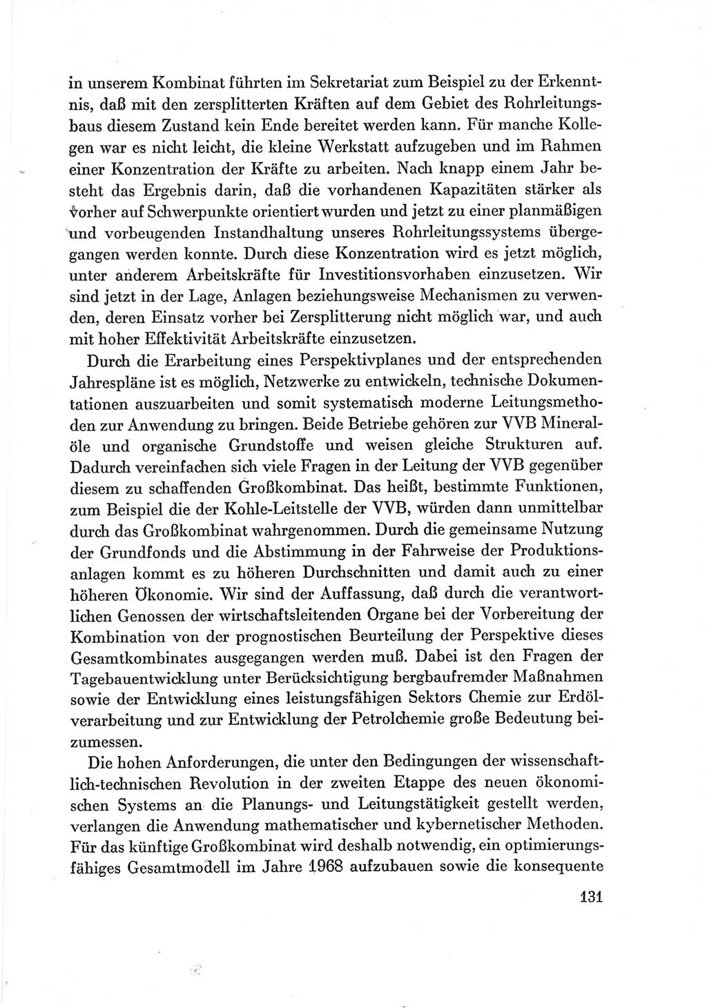 Protokoll der Verhandlungen des Ⅶ. Parteitages der Sozialistischen Einheitspartei Deutschlands (SED) [Deutsche Demokratische Republik (DDR)] 1967, Band Ⅲ, Seite 131 (Prot. Verh. Ⅶ. PT SED DDR 1967, Bd. Ⅲ, S. 131)
