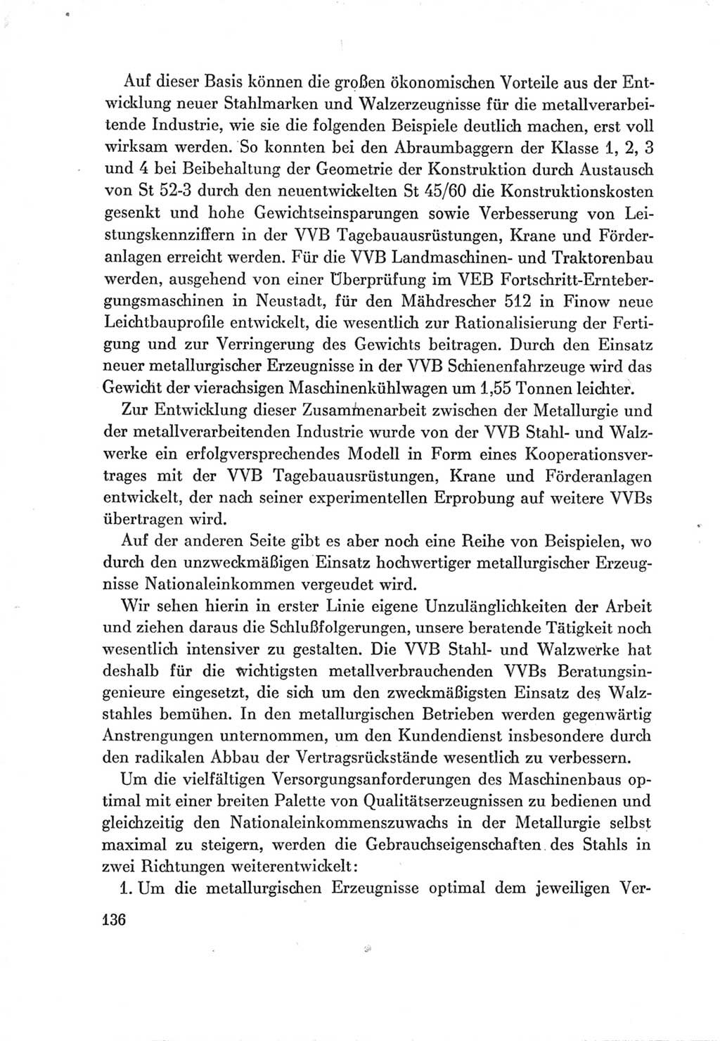 Protokoll der Verhandlungen des Ⅶ. Parteitages der Sozialistischen Einheitspartei Deutschlands (SED) [Deutsche Demokratische Republik (DDR)] 1967, Band Ⅲ, Seite 136 (Prot. Verh. Ⅶ. PT SED DDR 1967, Bd. Ⅲ, S. 136)