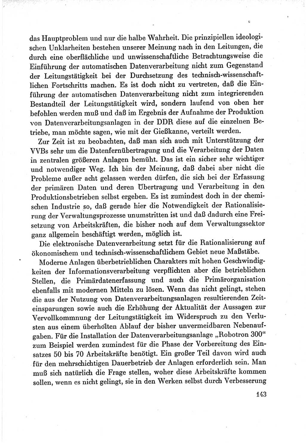 Protokoll der Verhandlungen des Ⅶ. Parteitages der Sozialistischen Einheitspartei Deutschlands (SED) [Deutsche Demokratische Republik (DDR)] 1967, Band Ⅲ, Seite 143 (Prot. Verh. Ⅶ. PT SED DDR 1967, Bd. Ⅲ, S. 143)