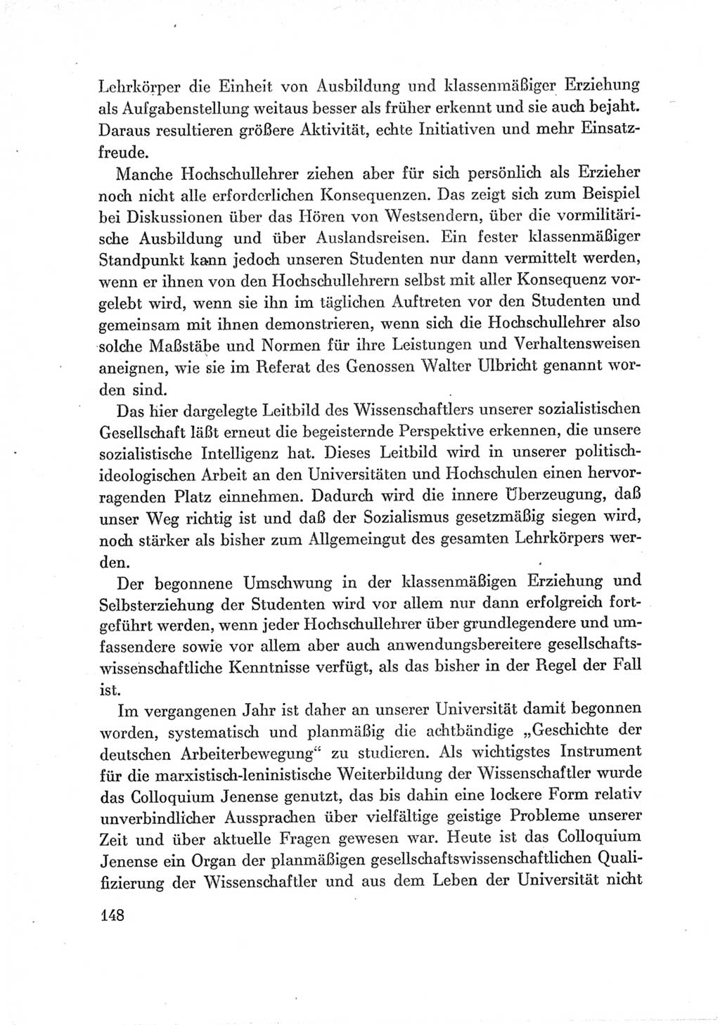 Protokoll der Verhandlungen des Ⅶ. Parteitages der Sozialistischen Einheitspartei Deutschlands (SED) [Deutsche Demokratische Republik (DDR)] 1967, Band Ⅲ, Seite 148 (Prot. Verh. Ⅶ. PT SED DDR 1967, Bd. Ⅲ, S. 148)