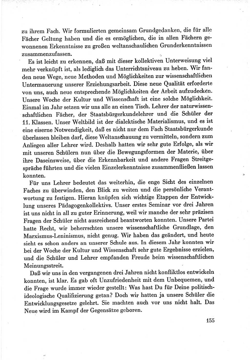 Protokoll der Verhandlungen des Ⅶ. Parteitages der Sozialistischen Einheitspartei Deutschlands (SED) [Deutsche Demokratische Republik (DDR)] 1967, Band Ⅲ, Seite 155 (Prot. Verh. Ⅶ. PT SED DDR 1967, Bd. Ⅲ, S. 155)