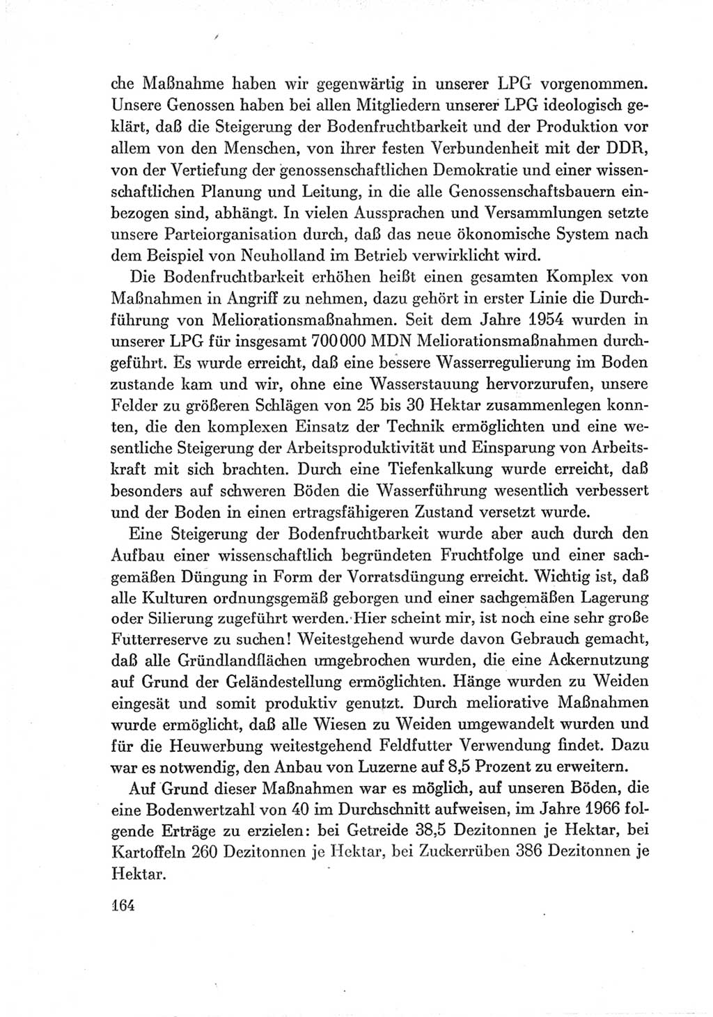 Protokoll der Verhandlungen des Ⅶ. Parteitages der Sozialistischen Einheitspartei Deutschlands (SED) [Deutsche Demokratische Republik (DDR)] 1967, Band Ⅲ, Seite 164 (Prot. Verh. Ⅶ. PT SED DDR 1967, Bd. Ⅲ, S. 164)