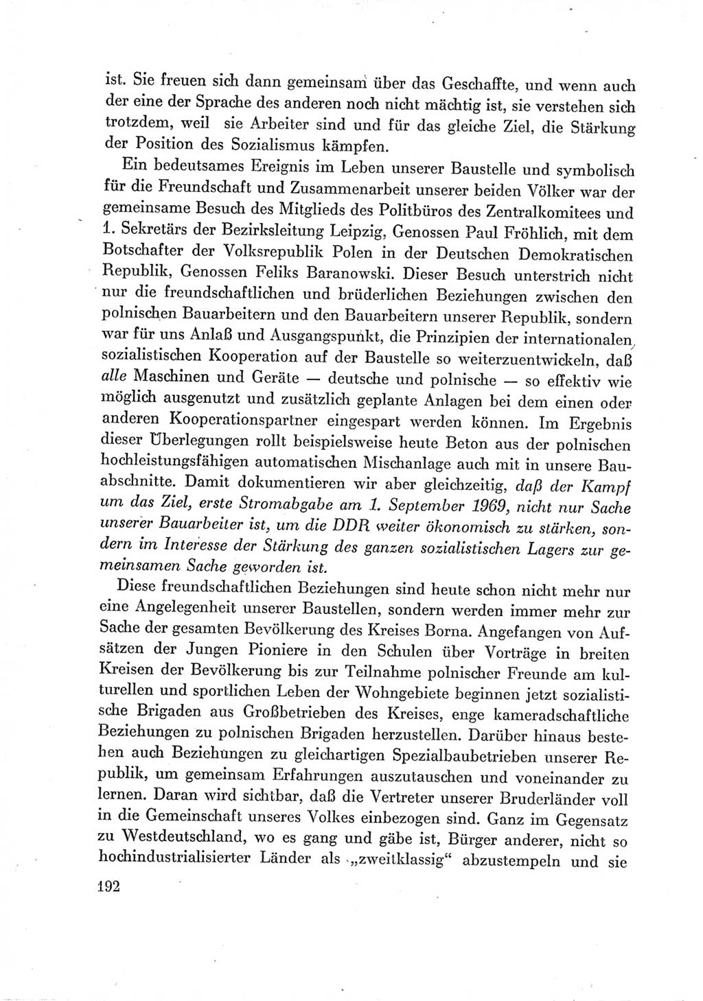 Protokoll der Verhandlungen des Ⅶ. Parteitages der Sozialistischen Einheitspartei Deutschlands (SED) [Deutsche Demokratische Republik (DDR)] 1967, Band Ⅲ, Seite 192 (Prot. Verh. Ⅶ. PT SED DDR 1967, Bd. Ⅲ, S. 192)