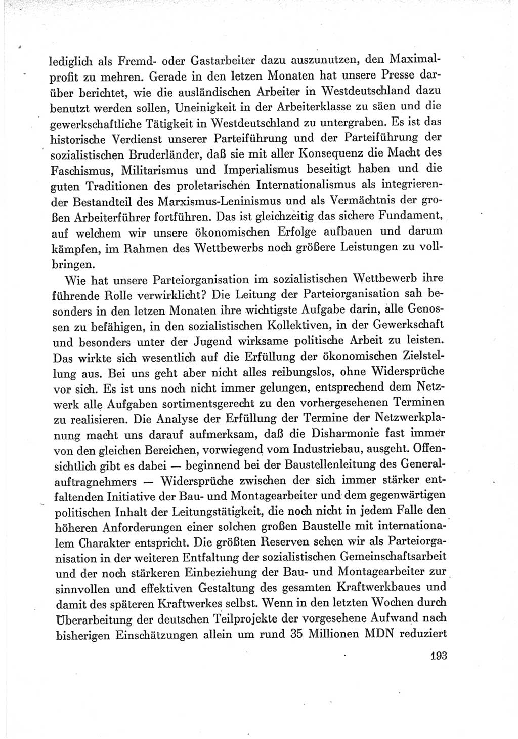 Protokoll der Verhandlungen des Ⅶ. Parteitages der Sozialistischen Einheitspartei Deutschlands (SED) [Deutsche Demokratische Republik (DDR)] 1967, Band Ⅲ, Seite 193 (Prot. Verh. Ⅶ. PT SED DDR 1967, Bd. Ⅲ, S. 193)