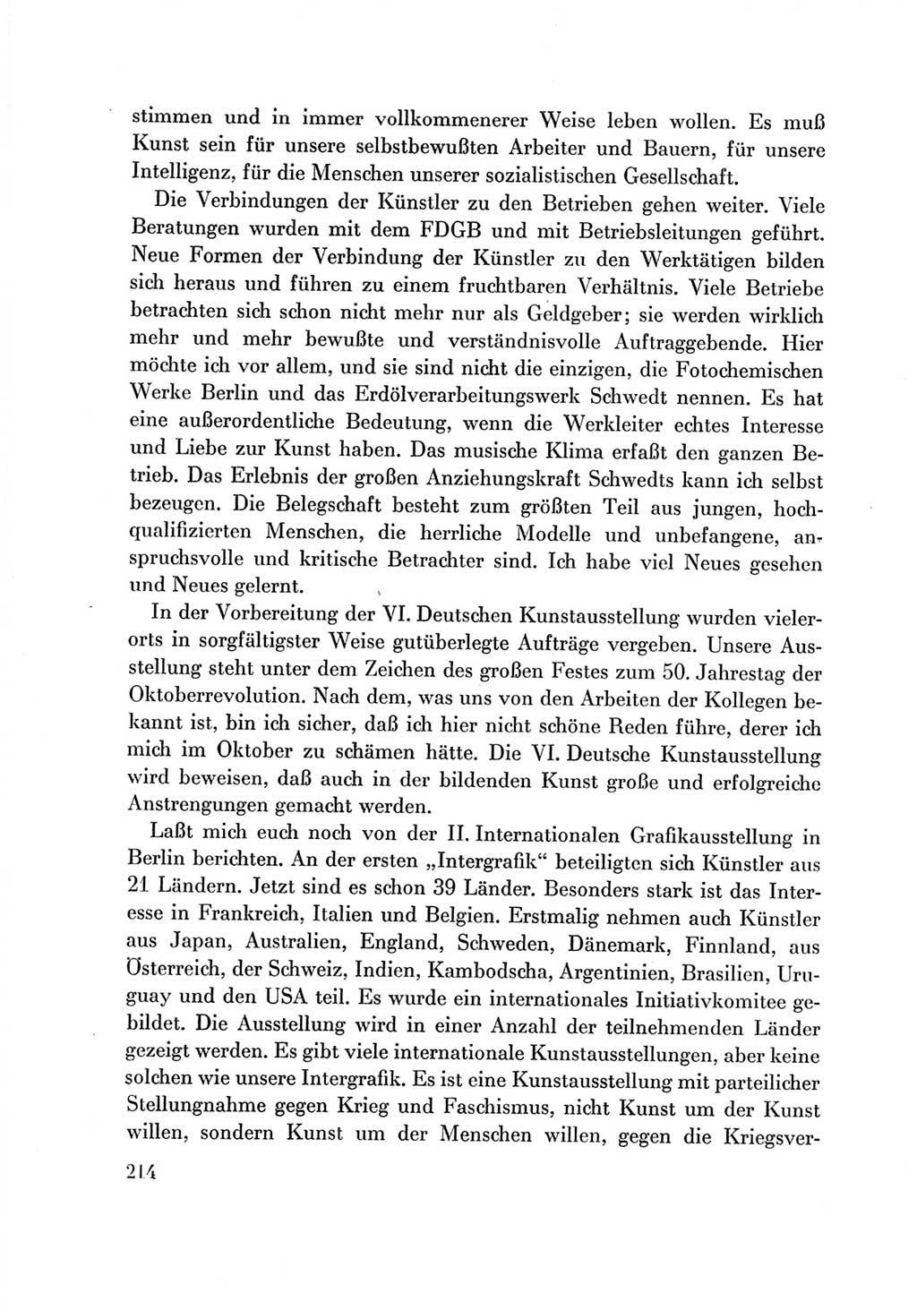 Protokoll der Verhandlungen des Ⅶ. Parteitages der Sozialistischen Einheitspartei Deutschlands (SED) [Deutsche Demokratische Republik (DDR)] 1967, Band Ⅲ, Seite 214 (Prot. Verh. Ⅶ. PT SED DDR 1967, Bd. Ⅲ, S. 214)