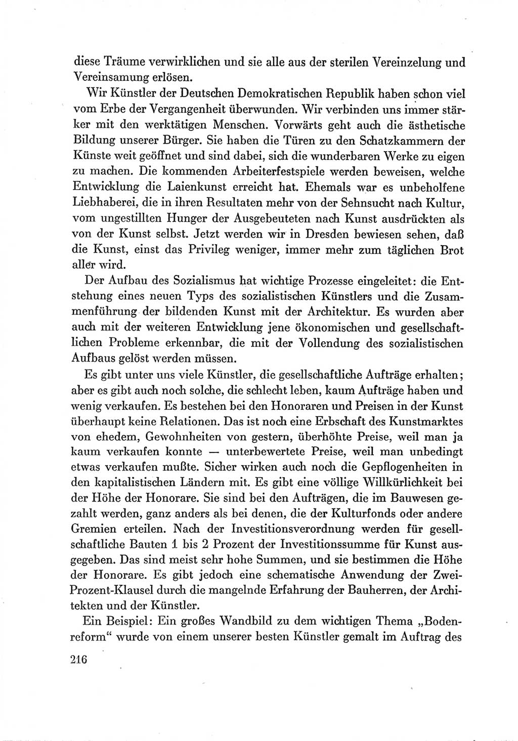 Protokoll der Verhandlungen des Ⅶ. Parteitages der Sozialistischen Einheitspartei Deutschlands (SED) [Deutsche Demokratische Republik (DDR)] 1967, Band Ⅲ, Seite 216 (Prot. Verh. Ⅶ. PT SED DDR 1967, Bd. Ⅲ, S. 216)