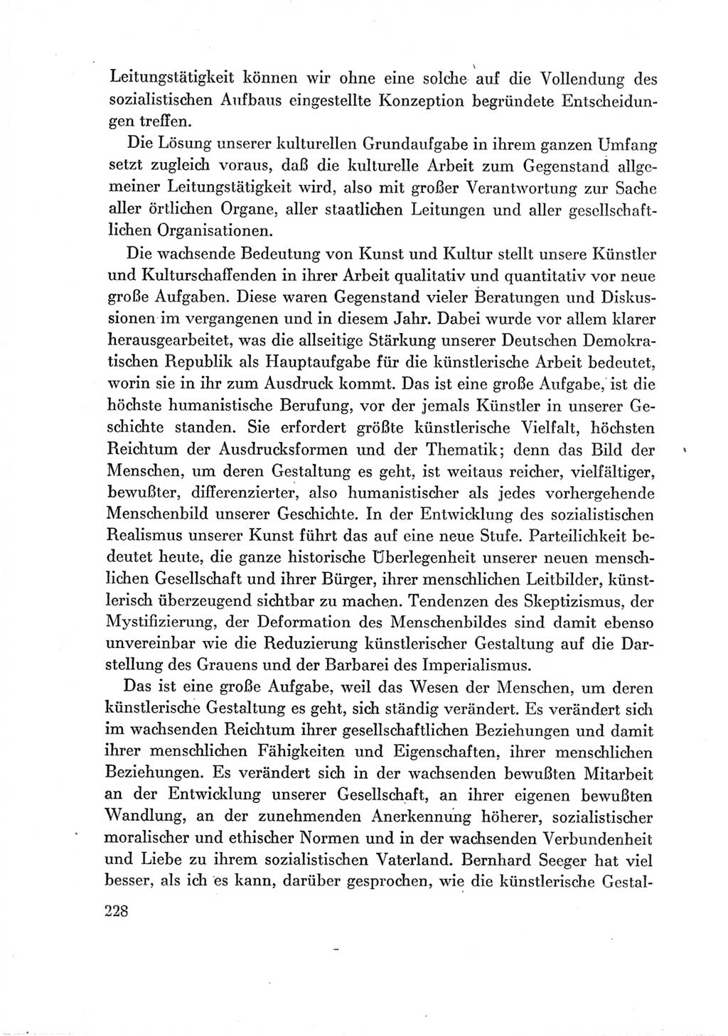 Protokoll der Verhandlungen des Ⅶ. Parteitages der Sozialistischen Einheitspartei Deutschlands (SED) [Deutsche Demokratische Republik (DDR)] 1967, Band Ⅲ, Seite 228 (Prot. Verh. Ⅶ. PT SED DDR 1967, Bd. Ⅲ, S. 228)