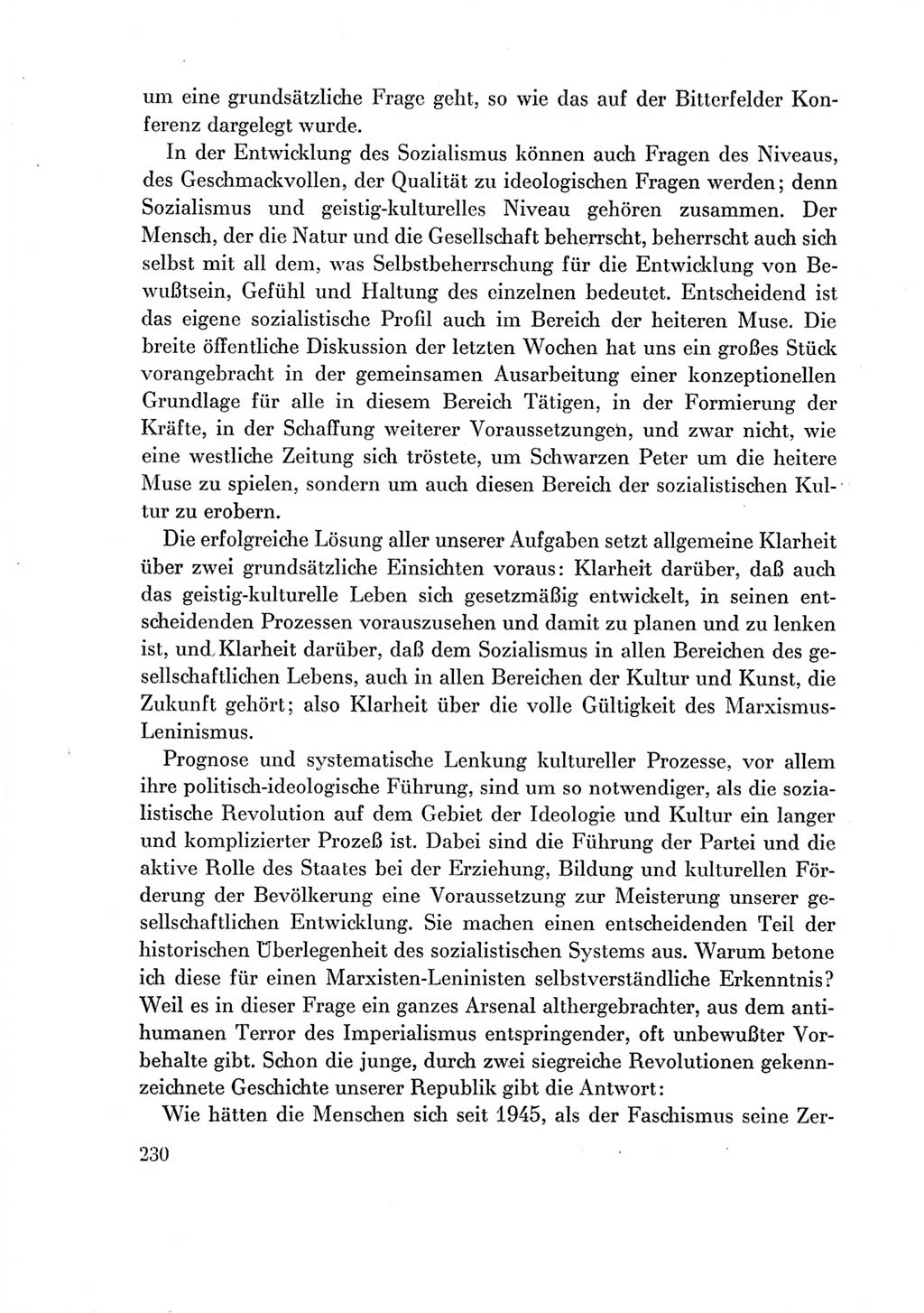 Protokoll der Verhandlungen des Ⅶ. Parteitages der Sozialistischen Einheitspartei Deutschlands (SED) [Deutsche Demokratische Republik (DDR)] 1967, Band Ⅲ, Seite 230 (Prot. Verh. Ⅶ. PT SED DDR 1967, Bd. Ⅲ, S. 230)