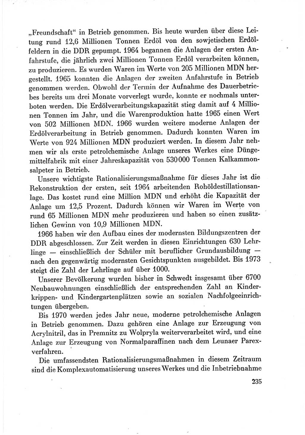 Protokoll der Verhandlungen des Ⅶ. Parteitages der Sozialistischen Einheitspartei Deutschlands (SED) [Deutsche Demokratische Republik (DDR)] 1967, Band Ⅲ, Seite 235 (Prot. Verh. Ⅶ. PT SED DDR 1967, Bd. Ⅲ, S. 235)