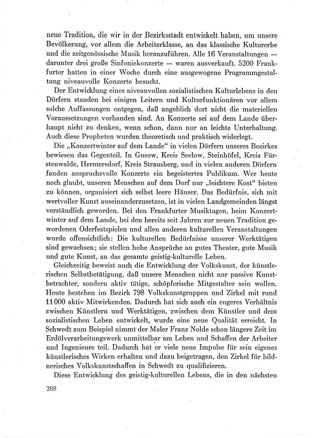 Protokoll der Verhandlungen des Ⅶ. Parteitages der Sozialistischen Einheitspartei Deutschlands (SED) [Deutsche Demokratische Republik (DDR)] 1967, Band Ⅲ, Seite 268 (Prot. Verh. Ⅶ. PT SED DDR 1967, Bd. Ⅲ, S. 268)
