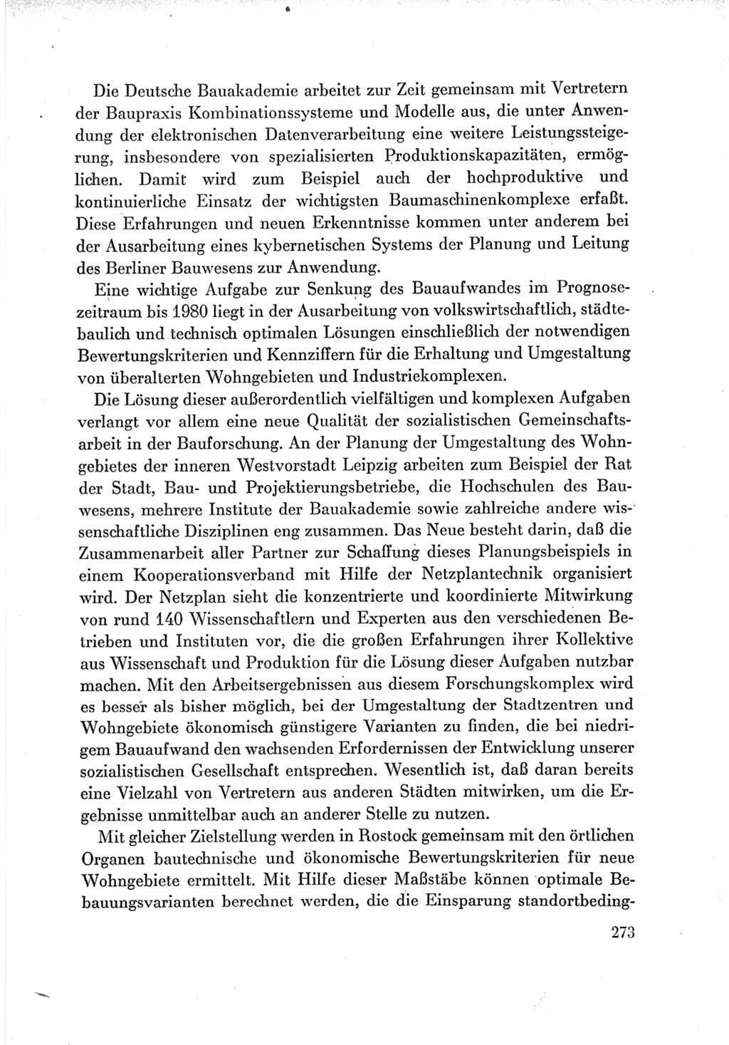 Protokoll der Verhandlungen des Ⅶ. Parteitages der Sozialistischen Einheitspartei Deutschlands (SED) [Deutsche Demokratische Republik (DDR)] 1967, Band Ⅲ, Seite 273 (Prot. Verh. Ⅶ. PT SED DDR 1967, Bd. Ⅲ, S. 273)