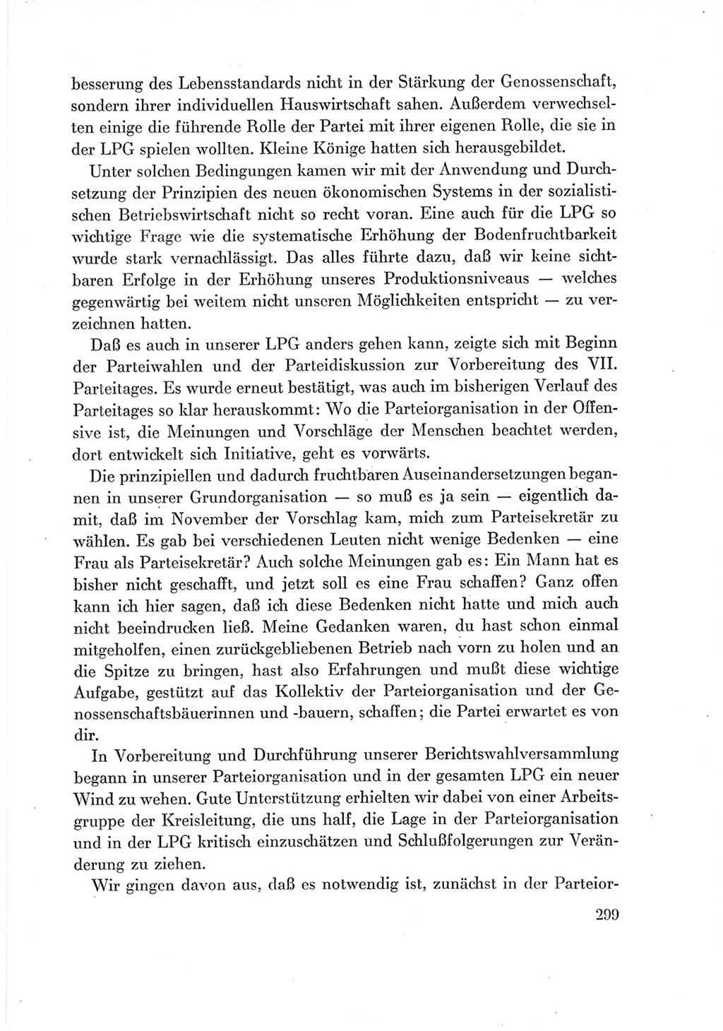 Protokoll der Verhandlungen des Ⅶ. Parteitages der Sozialistischen Einheitspartei Deutschlands (SED) [Deutsche Demokratische Republik (DDR)] 1967, Band Ⅲ, Seite 299 (Prot. Verh. Ⅶ. PT SED DDR 1967, Bd. Ⅲ, S. 299)