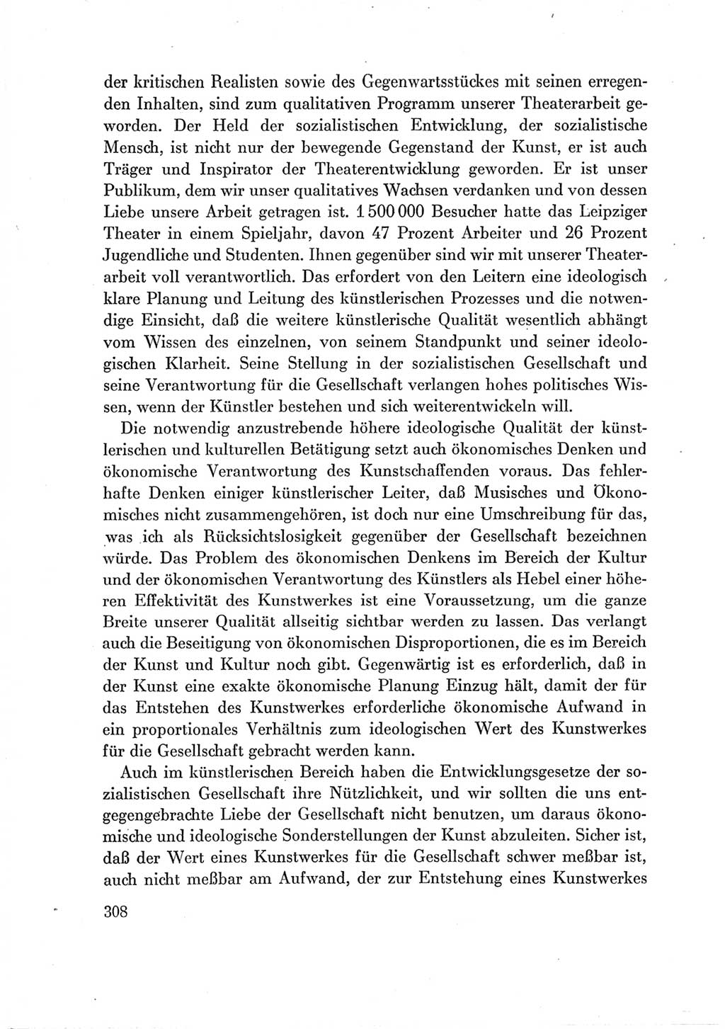 Protokoll der Verhandlungen des Ⅶ. Parteitages der Sozialistischen Einheitspartei Deutschlands (SED) [Deutsche Demokratische Republik (DDR)] 1967, Band Ⅲ, Seite 308 (Prot. Verh. Ⅶ. PT SED DDR 1967, Bd. Ⅲ, S. 308)