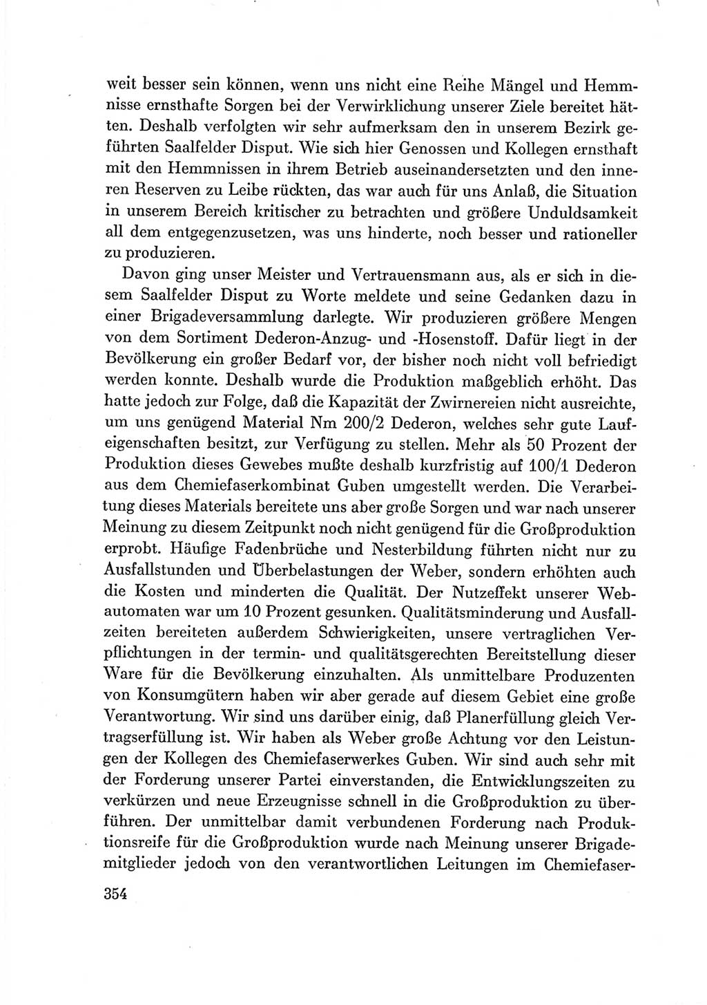 Protokoll der Verhandlungen des Ⅶ. Parteitages der Sozialistischen Einheitspartei Deutschlands (SED) [Deutsche Demokratische Republik (DDR)] 1967, Band Ⅲ, Seite 354 (Prot. Verh. Ⅶ. PT SED DDR 1967, Bd. Ⅲ, S. 354)