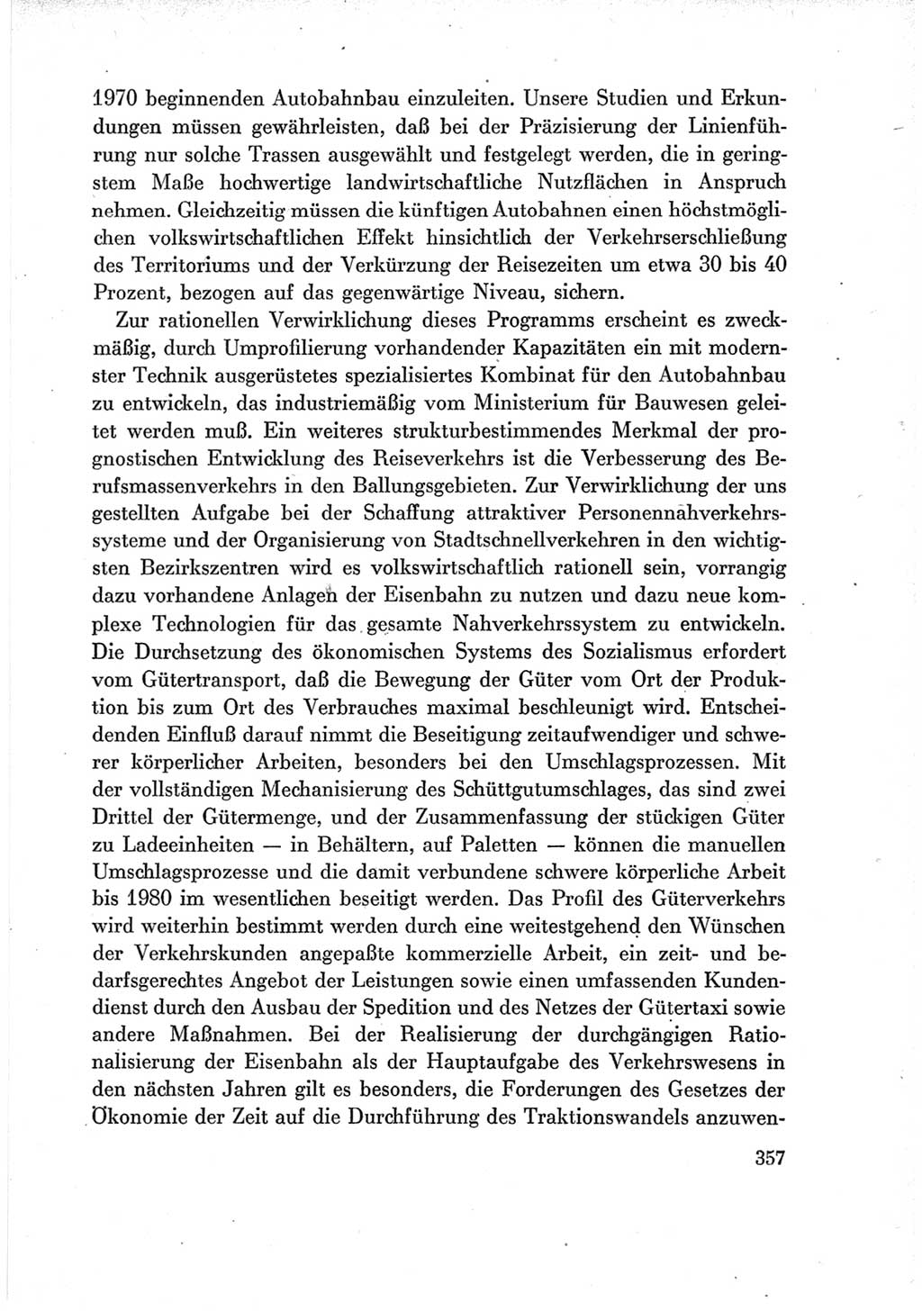 Protokoll der Verhandlungen des Ⅶ. Parteitages der Sozialistischen Einheitspartei Deutschlands (SED) [Deutsche Demokratische Republik (DDR)] 1967, Band Ⅲ, Seite 357 (Prot. Verh. Ⅶ. PT SED DDR 1967, Bd. Ⅲ, S. 357)