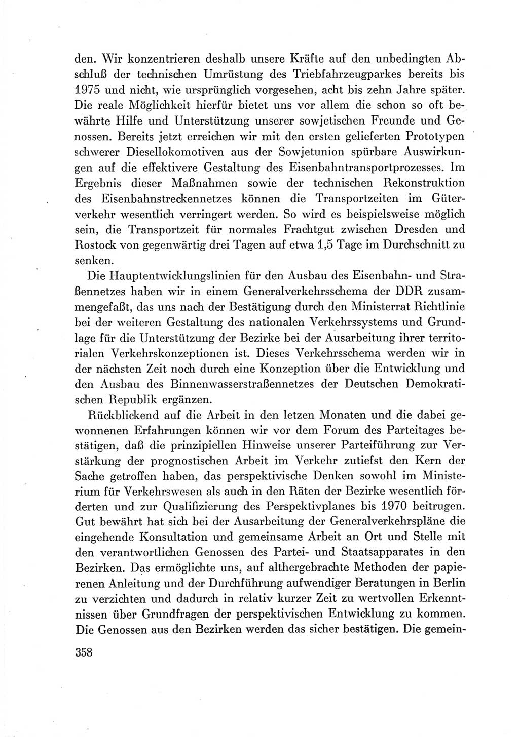 Protokoll der Verhandlungen des Ⅶ. Parteitages der Sozialistischen Einheitspartei Deutschlands (SED) [Deutsche Demokratische Republik (DDR)] 1967, Band Ⅲ, Seite 358 (Prot. Verh. Ⅶ. PT SED DDR 1967, Bd. Ⅲ, S. 358)