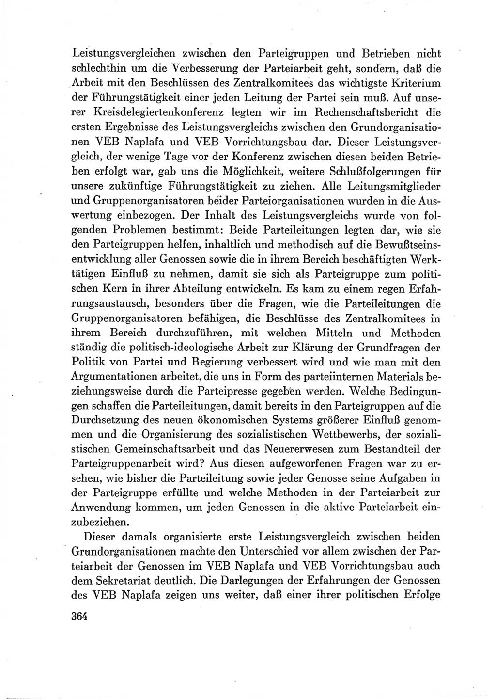 Protokoll der Verhandlungen des Ⅶ. Parteitages der Sozialistischen Einheitspartei Deutschlands (SED) [Deutsche Demokratische Republik (DDR)] 1967, Band Ⅲ, Seite 364 (Prot. Verh. Ⅶ. PT SED DDR 1967, Bd. Ⅲ, S. 364)