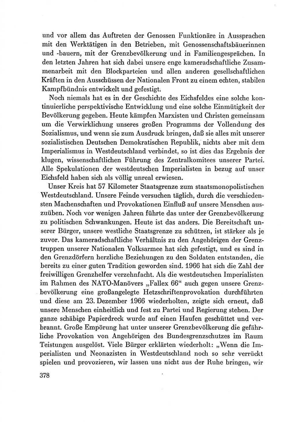 Protokoll der Verhandlungen des Ⅶ. Parteitages der Sozialistischen Einheitspartei Deutschlands (SED) [Deutsche Demokratische Republik (DDR)] 1967, Band Ⅲ, Seite 378 (Prot. Verh. Ⅶ. PT SED DDR 1967, Bd. Ⅲ, S. 378)
