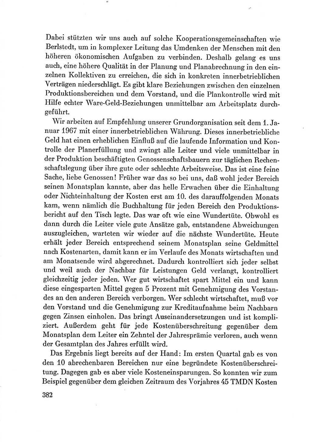 Protokoll der Verhandlungen des Ⅶ. Parteitages der Sozialistischen Einheitspartei Deutschlands (SED) [Deutsche Demokratische Republik (DDR)] 1967, Band Ⅲ, Seite 382 (Prot. Verh. Ⅶ. PT SED DDR 1967, Bd. Ⅲ, S. 382)