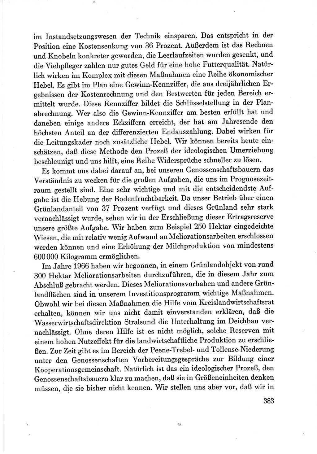 Protokoll der Verhandlungen des Ⅶ. Parteitages der Sozialistischen Einheitspartei Deutschlands (SED) [Deutsche Demokratische Republik (DDR)] 1967, Band Ⅲ, Seite 383 (Prot. Verh. Ⅶ. PT SED DDR 1967, Bd. Ⅲ, S. 383)
