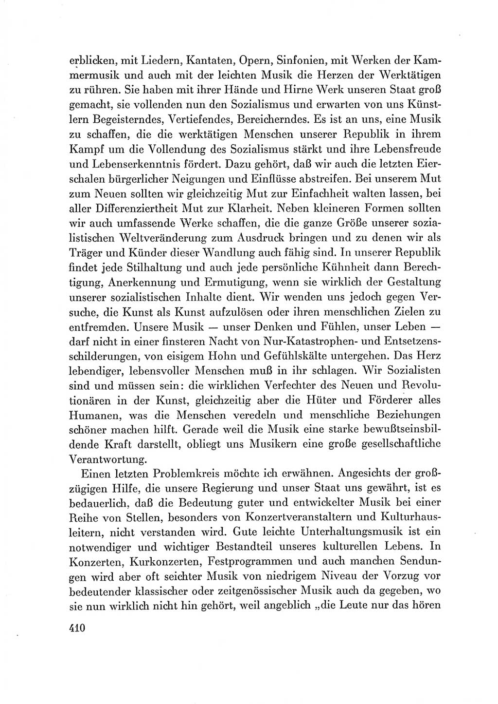 Protokoll der Verhandlungen des Ⅶ. Parteitages der Sozialistischen Einheitspartei Deutschlands (SED) [Deutsche Demokratische Republik (DDR)] 1967, Band Ⅲ, Seite 410 (Prot. Verh. Ⅶ. PT SED DDR 1967, Bd. Ⅲ, S. 410)