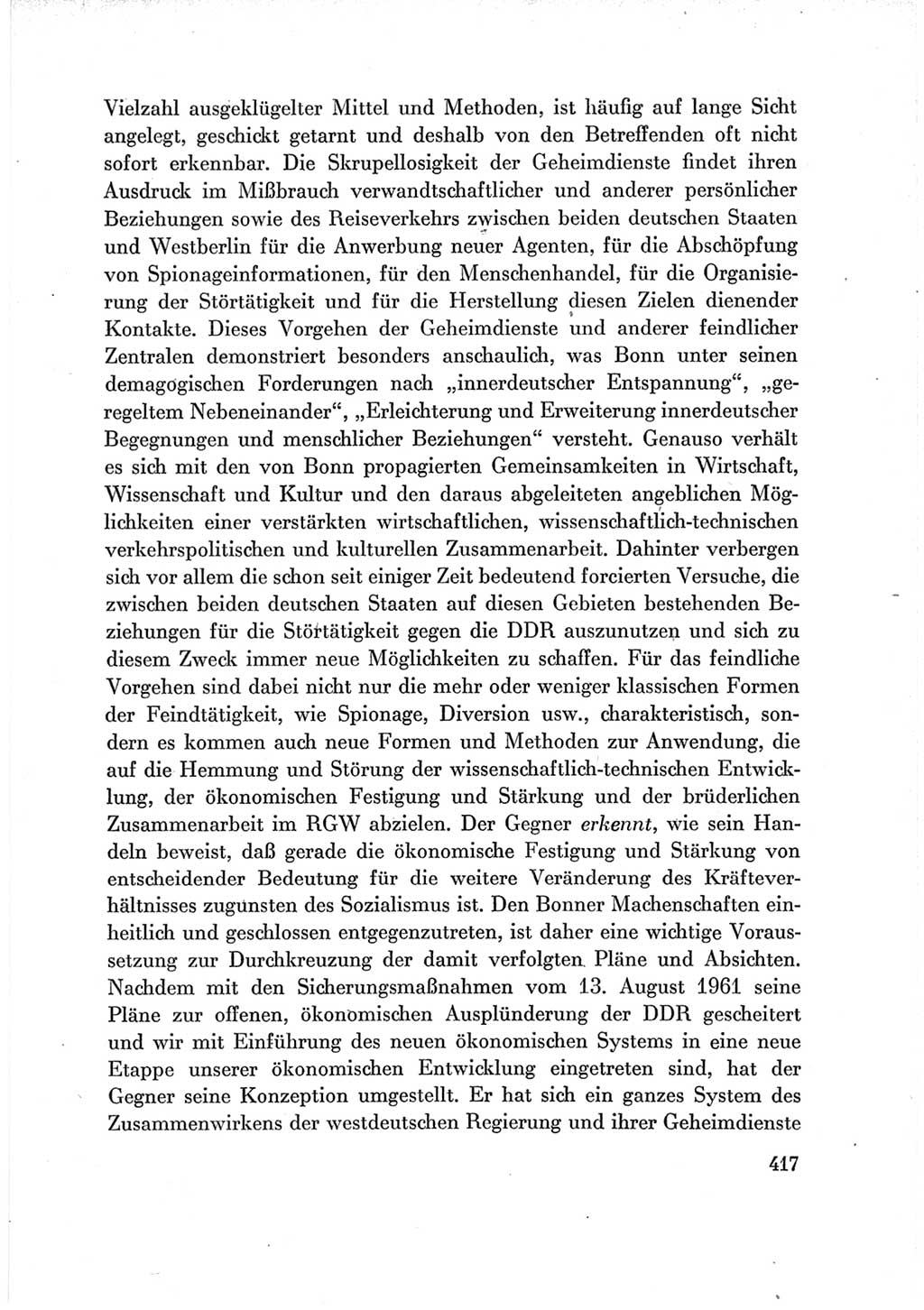 Protokoll der Verhandlungen des Ⅶ. Parteitages der Sozialistischen Einheitspartei Deutschlands (SED) [Deutsche Demokratische Republik (DDR)] 1967, Band Ⅲ, Seite 417 (Prot. Verh. Ⅶ. PT SED DDR 1967, Bd. Ⅲ, S. 417)
