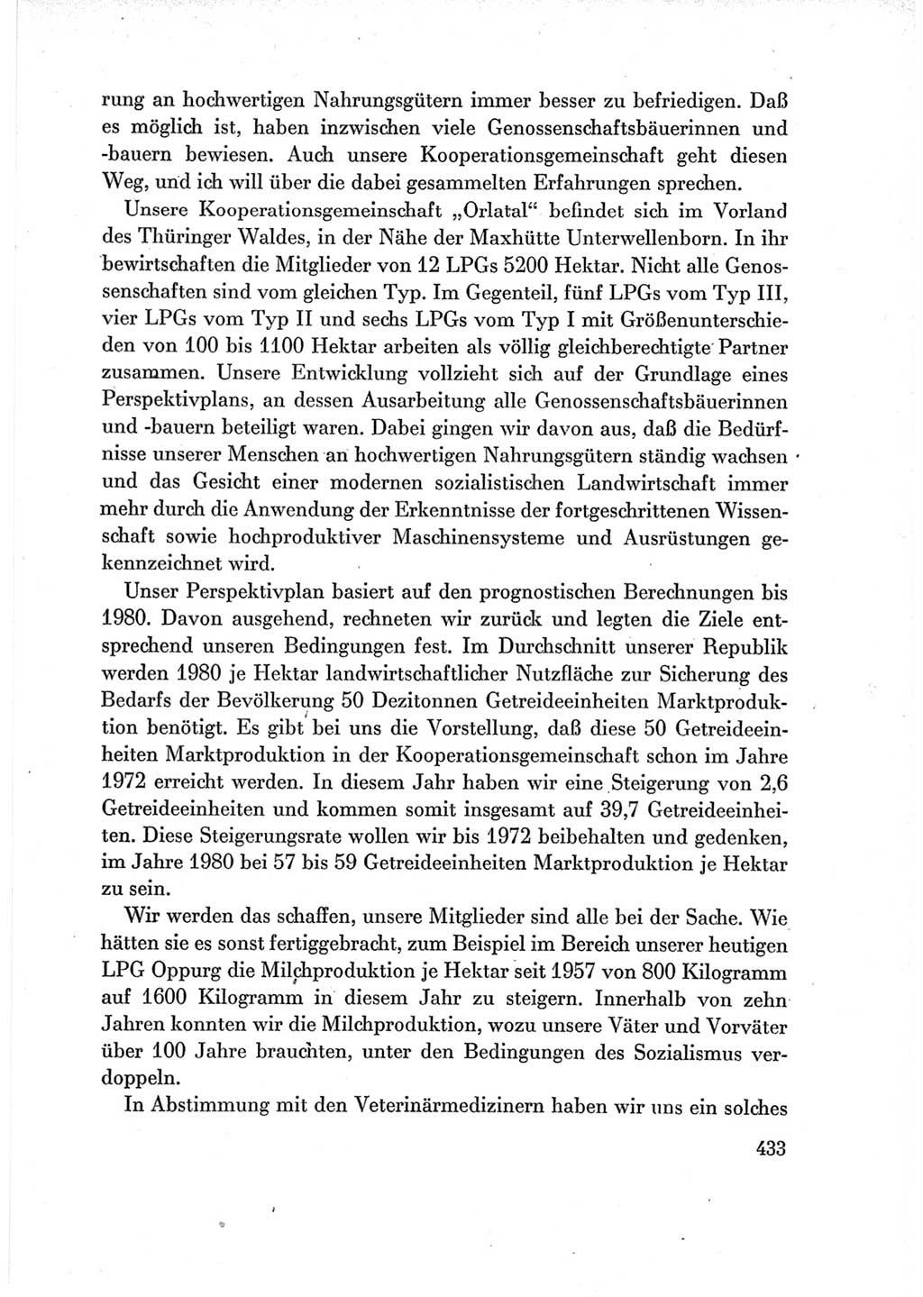 Protokoll der Verhandlungen des Ⅶ. Parteitages der Sozialistischen Einheitspartei Deutschlands (SED) [Deutsche Demokratische Republik (DDR)] 1967, Band Ⅲ, Seite 433 (Prot. Verh. Ⅶ. PT SED DDR 1967, Bd. Ⅲ, S. 433)