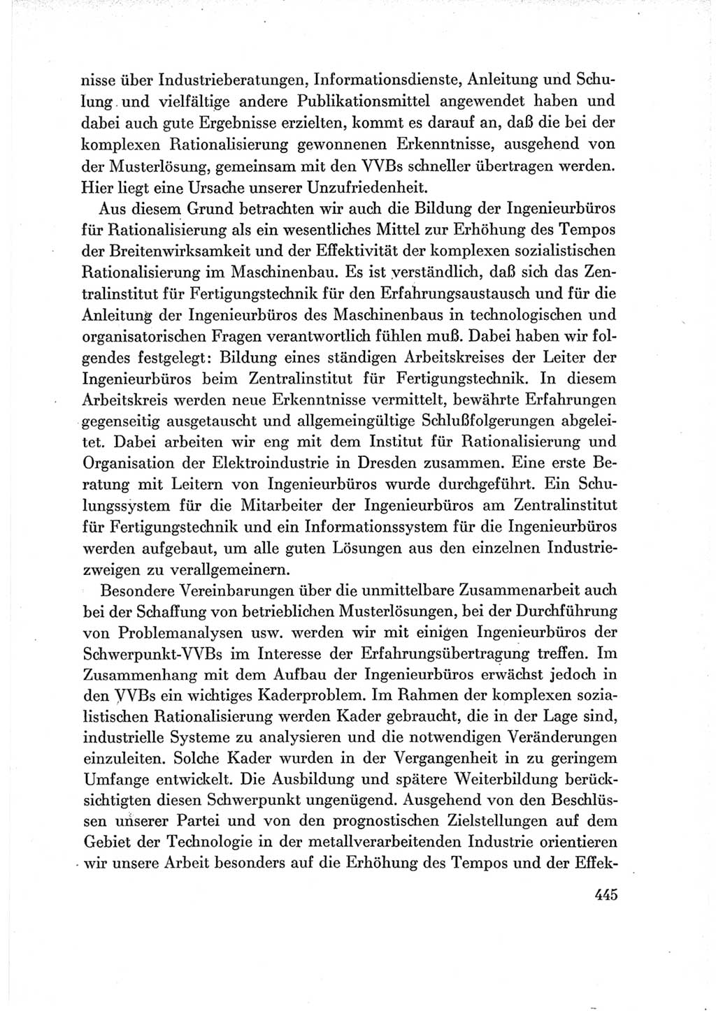 Protokoll der Verhandlungen des Ⅶ. Parteitages der Sozialistischen Einheitspartei Deutschlands (SED) [Deutsche Demokratische Republik (DDR)] 1967, Band Ⅲ, Seite 445 (Prot. Verh. Ⅶ. PT SED DDR 1967, Bd. Ⅲ, S. 445)