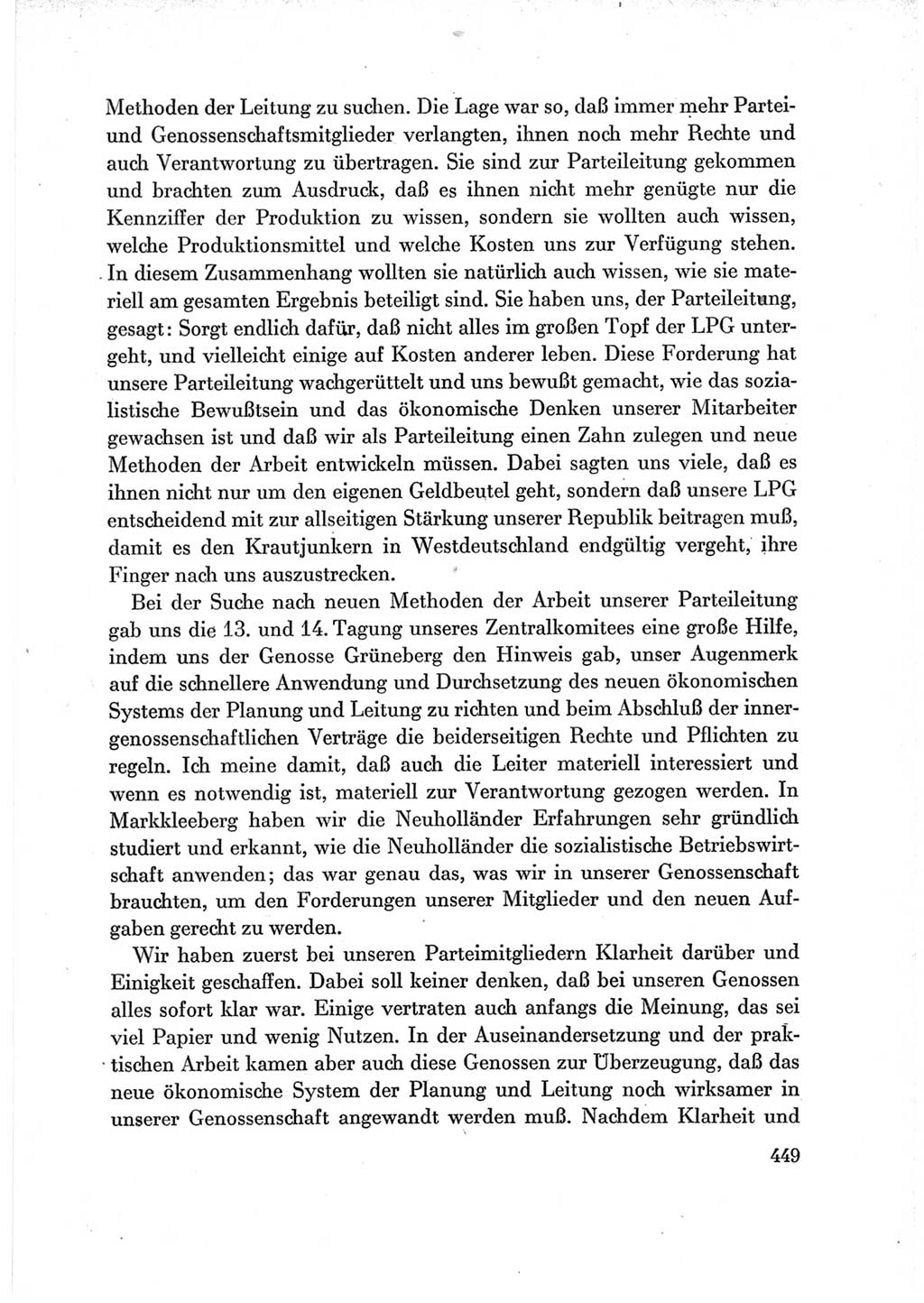 Protokoll der Verhandlungen des Ⅶ. Parteitages der Sozialistischen Einheitspartei Deutschlands (SED) [Deutsche Demokratische Republik (DDR)] 1967, Band Ⅲ, Seite 449 (Prot. Verh. Ⅶ. PT SED DDR 1967, Bd. Ⅲ, S. 449)