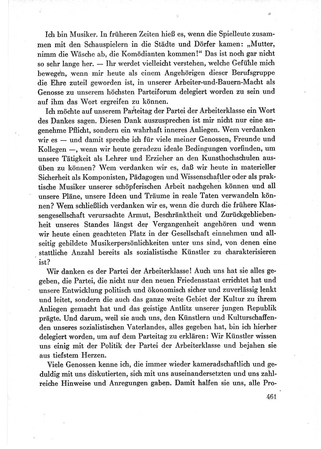 Protokoll der Verhandlungen des Ⅶ. Parteitages der Sozialistischen Einheitspartei Deutschlands (SED) [Deutsche Demokratische Republik (DDR)] 1967, Band Ⅲ, Seite 461 (Prot. Verh. Ⅶ. PT SED DDR 1967, Bd. Ⅲ, S. 461)