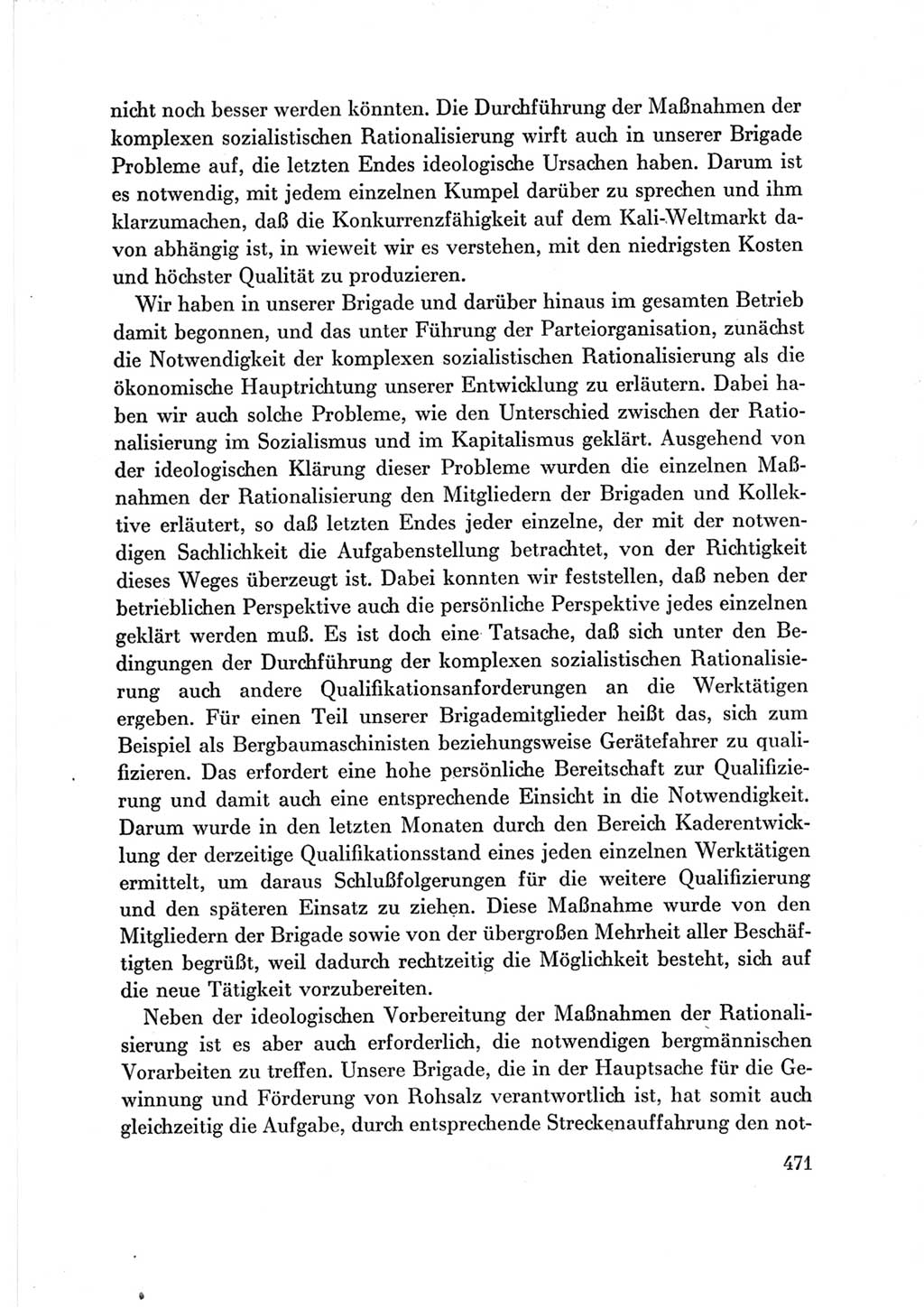 Protokoll der Verhandlungen des Ⅶ. Parteitages der Sozialistischen Einheitspartei Deutschlands (SED) [Deutsche Demokratische Republik (DDR)] 1967, Band Ⅲ, Seite 471 (Prot. Verh. Ⅶ. PT SED DDR 1967, Bd. Ⅲ, S. 471)