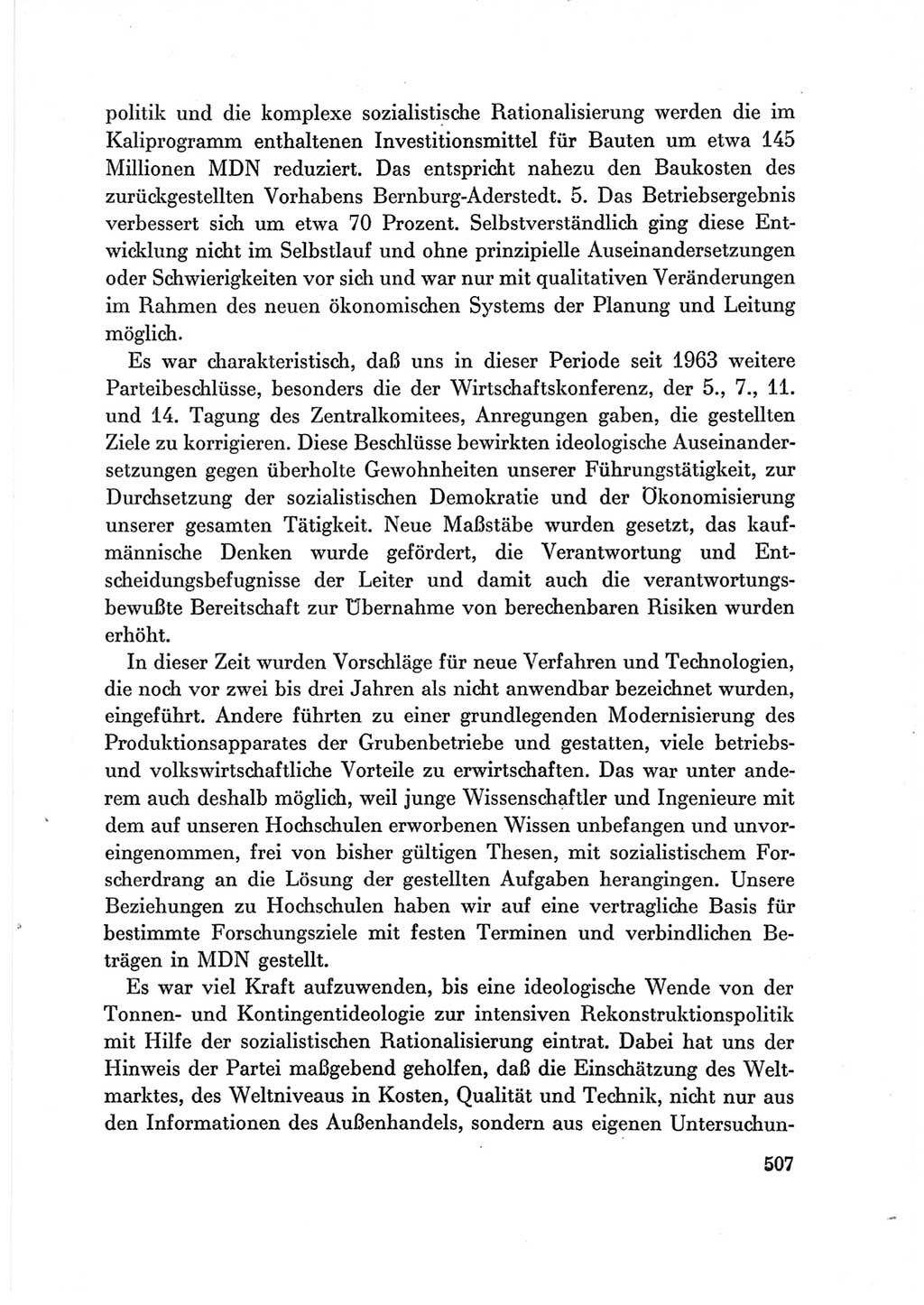 Protokoll der Verhandlungen des Ⅶ. Parteitages der Sozialistischen Einheitspartei Deutschlands (SED) [Deutsche Demokratische Republik (DDR)] 1967, Band Ⅲ, Seite 507 (Prot. Verh. Ⅶ. PT SED DDR 1967, Bd. Ⅲ, S. 507)