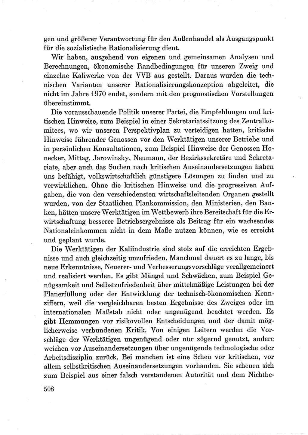 Protokoll der Verhandlungen des Ⅶ. Parteitages der Sozialistischen Einheitspartei Deutschlands (SED) [Deutsche Demokratische Republik (DDR)] 1967, Band Ⅲ, Seite 508 (Prot. Verh. Ⅶ. PT SED DDR 1967, Bd. Ⅲ, S. 508)