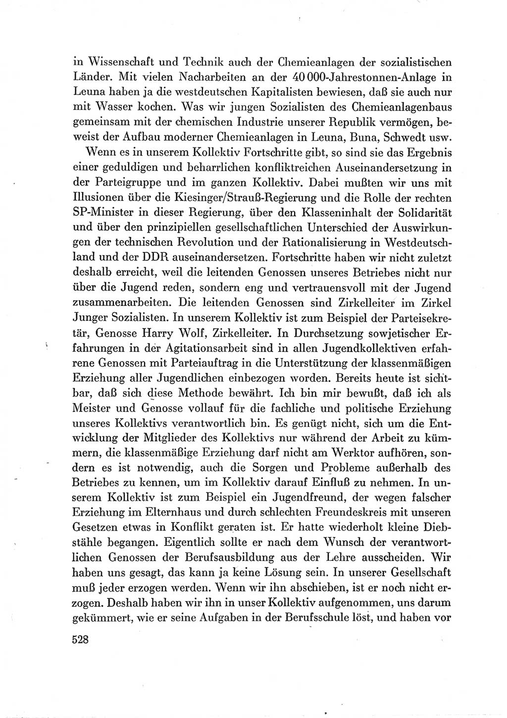 Protokoll der Verhandlungen des Ⅶ. Parteitages der Sozialistischen Einheitspartei Deutschlands (SED) [Deutsche Demokratische Republik (DDR)] 1967, Band Ⅲ, Seite 528 (Prot. Verh. Ⅶ. PT SED DDR 1967, Bd. Ⅲ, S. 528)