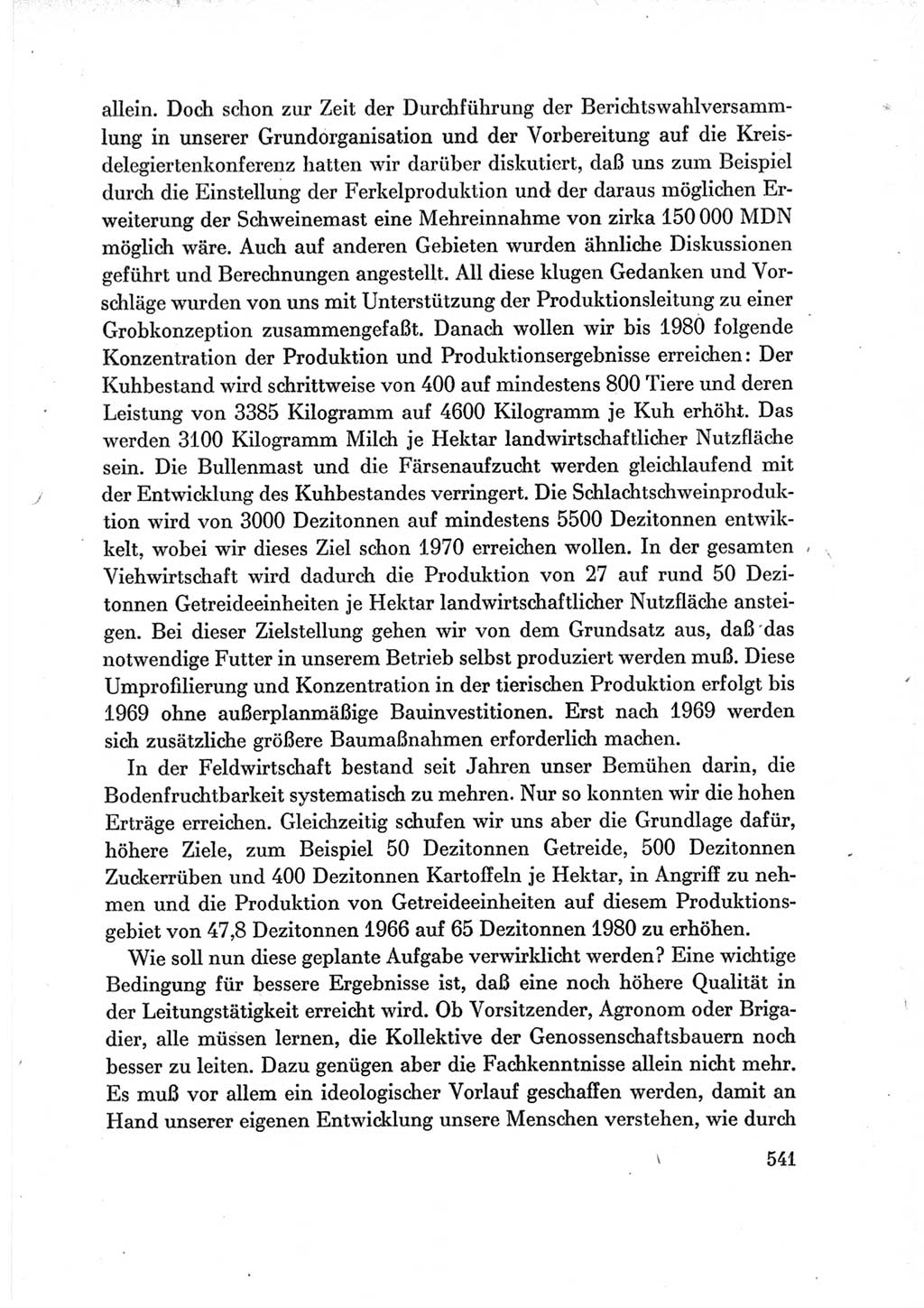 Protokoll der Verhandlungen des Ⅶ. Parteitages der Sozialistischen Einheitspartei Deutschlands (SED) [Deutsche Demokratische Republik (DDR)] 1967, Band Ⅲ, Seite 541 (Prot. Verh. Ⅶ. PT SED DDR 1967, Bd. Ⅲ, S. 541)
