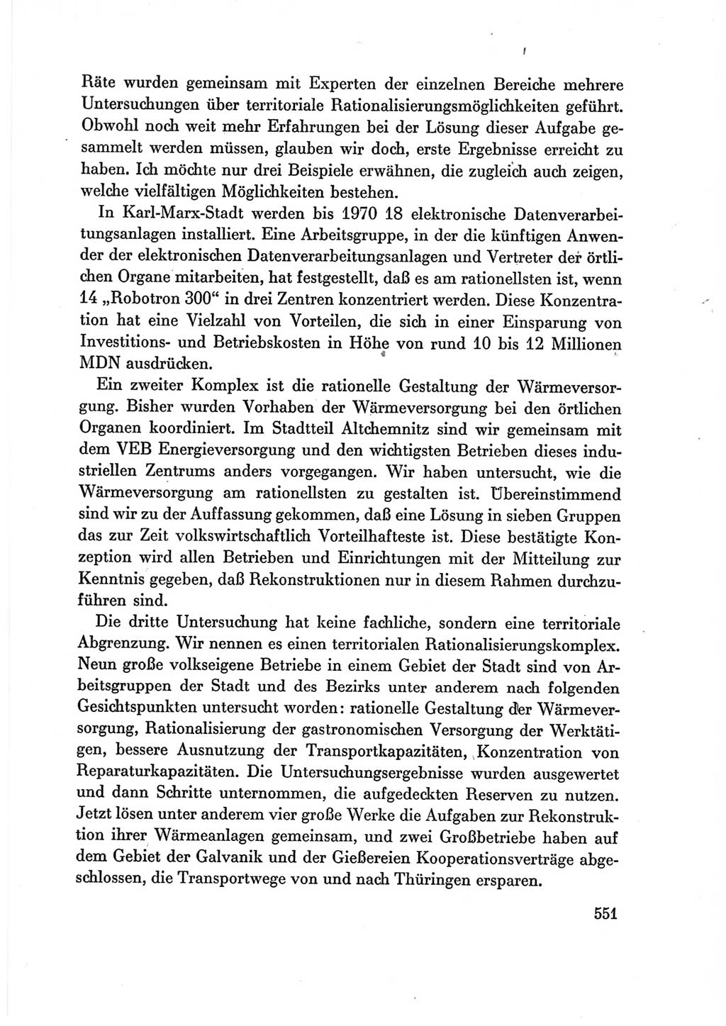 Protokoll der Verhandlungen des Ⅶ. Parteitages der Sozialistischen Einheitspartei Deutschlands (SED) [Deutsche Demokratische Republik (DDR)] 1967, Band Ⅲ, Seite 551 (Prot. Verh. Ⅶ. PT SED DDR 1967, Bd. Ⅲ, S. 551)