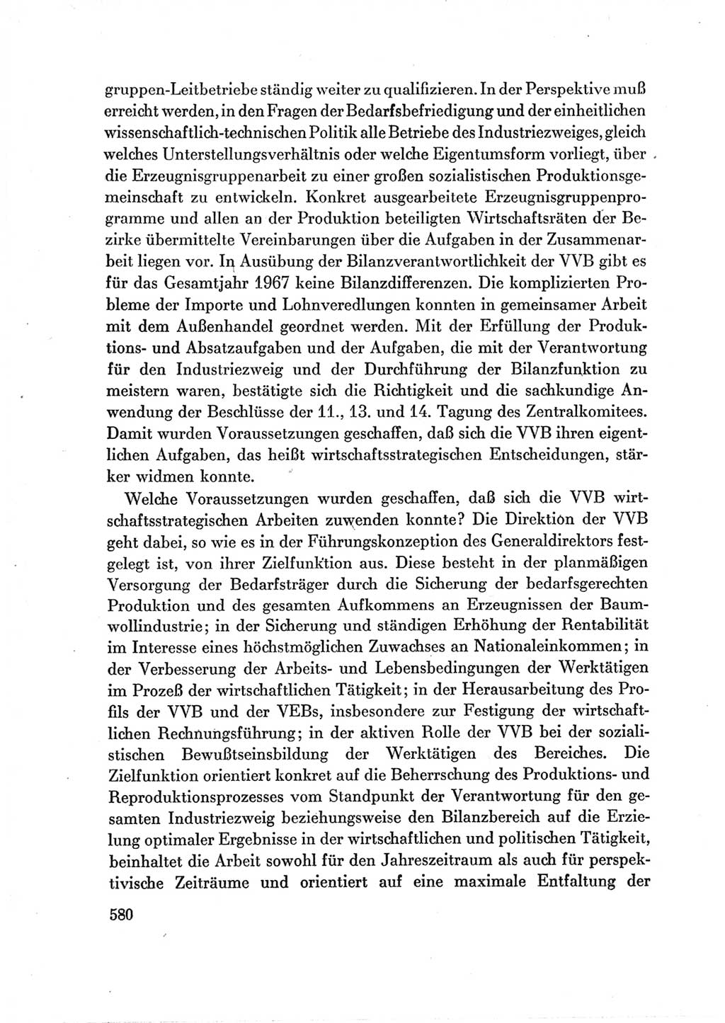 Protokoll der Verhandlungen des Ⅶ. Parteitages der Sozialistischen Einheitspartei Deutschlands (SED) [Deutsche Demokratische Republik (DDR)] 1967, Band Ⅲ, Seite 580 (Prot. Verh. Ⅶ. PT SED DDR 1967, Bd. Ⅲ, S. 580)