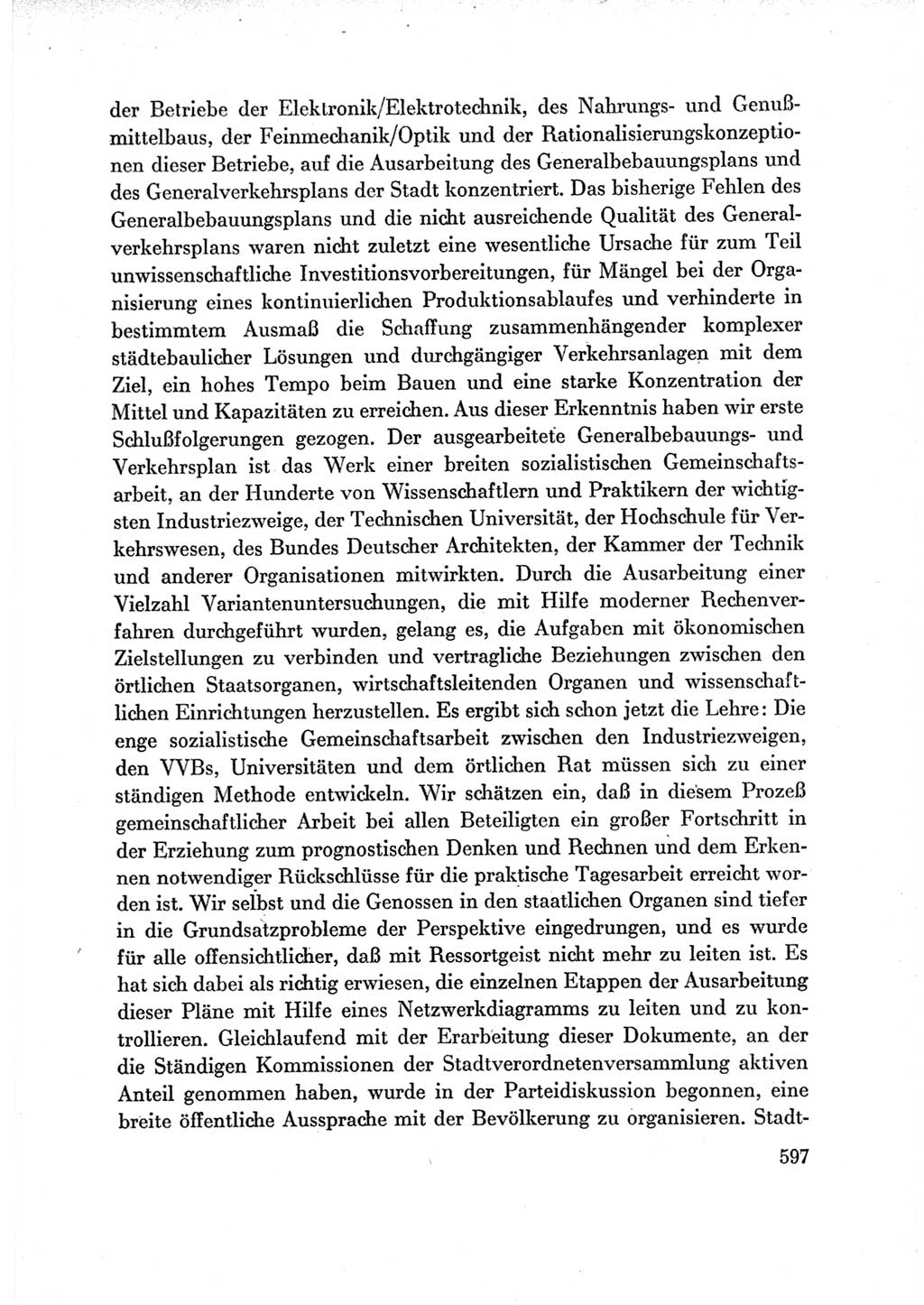 Protokoll der Verhandlungen des Ⅶ. Parteitages der Sozialistischen Einheitspartei Deutschlands (SED) [Deutsche Demokratische Republik (DDR)] 1967, Band Ⅲ, Seite 597 (Prot. Verh. Ⅶ. PT SED DDR 1967, Bd. Ⅲ, S. 597)