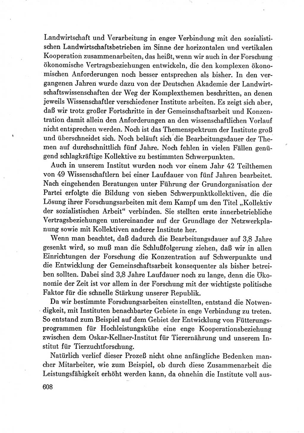 Protokoll der Verhandlungen des Ⅶ. Parteitages der Sozialistischen Einheitspartei Deutschlands (SED) [Deutsche Demokratische Republik (DDR)] 1967, Band Ⅲ, Seite 608 (Prot. Verh. Ⅶ. PT SED DDR 1967, Bd. Ⅲ, S. 608)