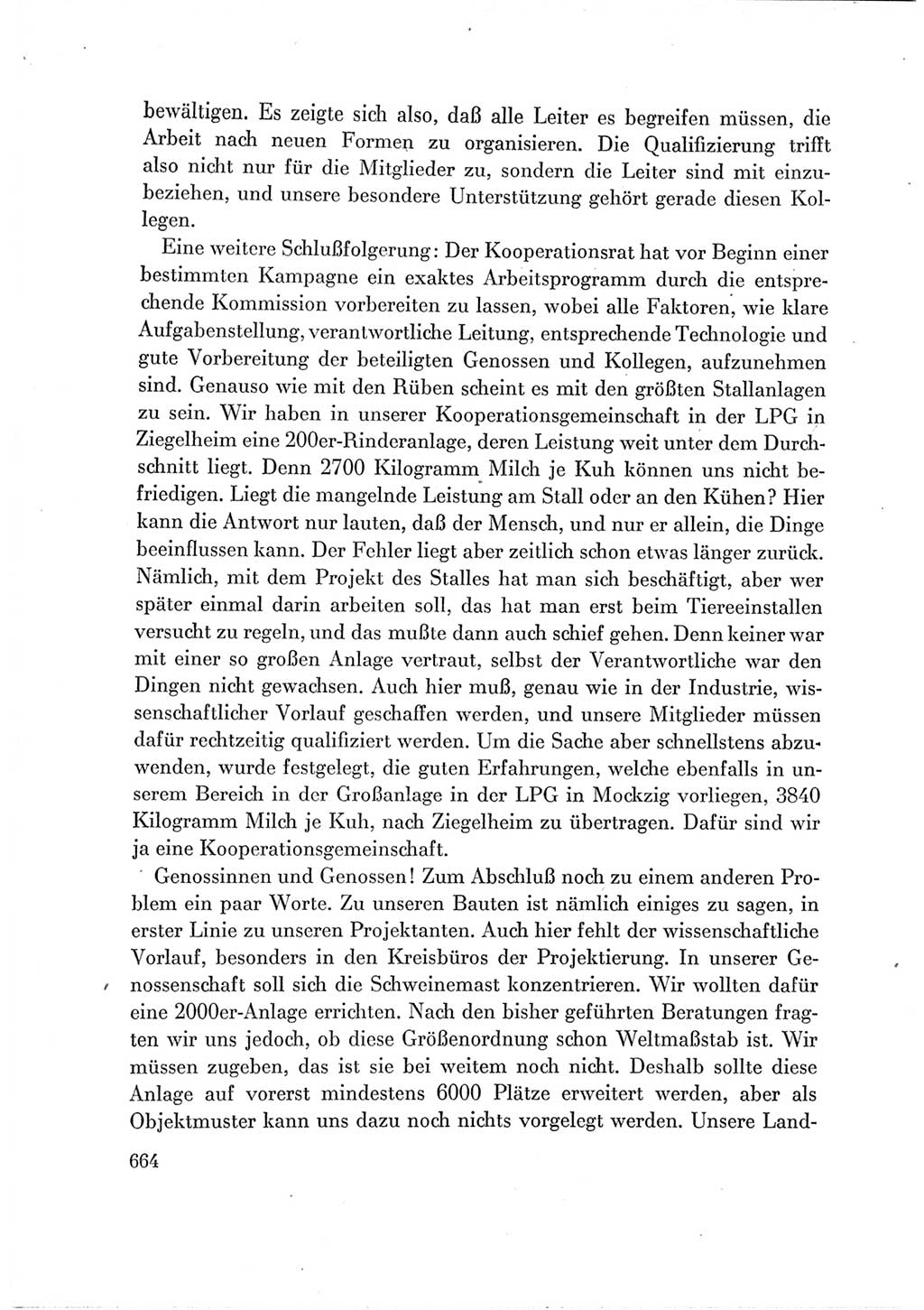 Protokoll der Verhandlungen des Ⅶ. Parteitages der Sozialistischen Einheitspartei Deutschlands (SED) [Deutsche Demokratische Republik (DDR)] 1967, Band Ⅲ, Seite 664 (Prot. Verh. Ⅶ. PT SED DDR 1967, Bd. Ⅲ, S. 664)