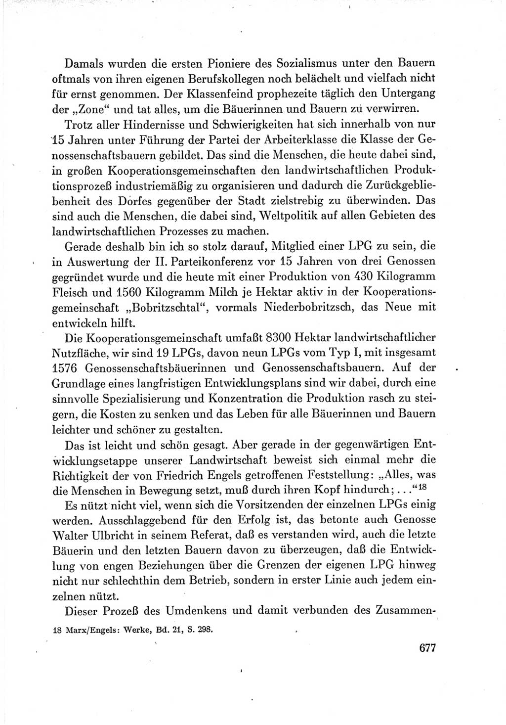 Protokoll der Verhandlungen des Ⅶ. Parteitages der Sozialistischen Einheitspartei Deutschlands (SED) [Deutsche Demokratische Republik (DDR)] 1967, Band Ⅲ, Seite 677 (Prot. Verh. Ⅶ. PT SED DDR 1967, Bd. Ⅲ, S. 677)